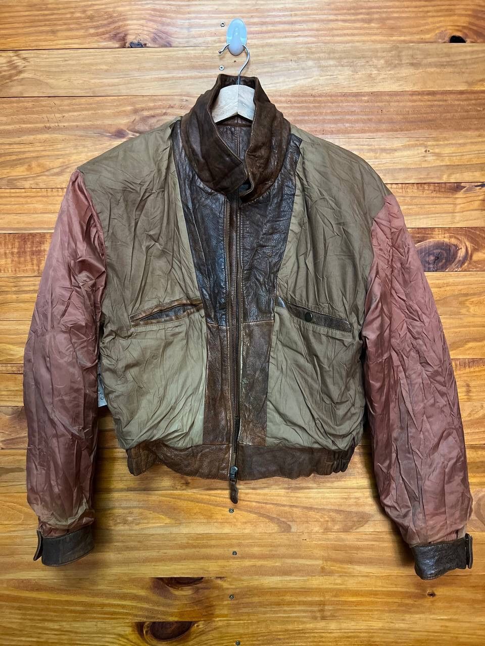 Leather VINTAGE FORCE MACEES KADOYA BIKER JACKET Size US M / EU 48-50 / 2 - 16 Thumbnail