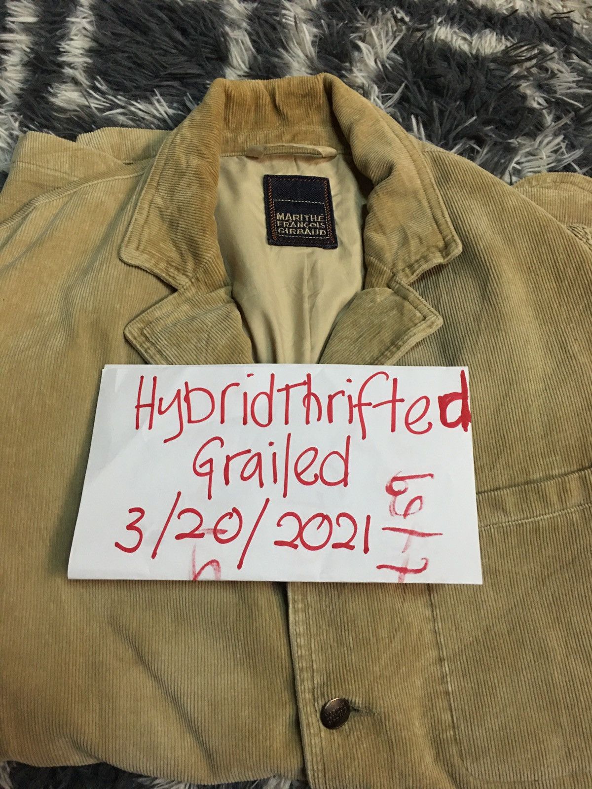 Marithe + Francois Girbaud Marithe Francois Girbaud Core Corduroy Parka Jacket Size US L / EU 52-54 / 3 - 9 Thumbnail