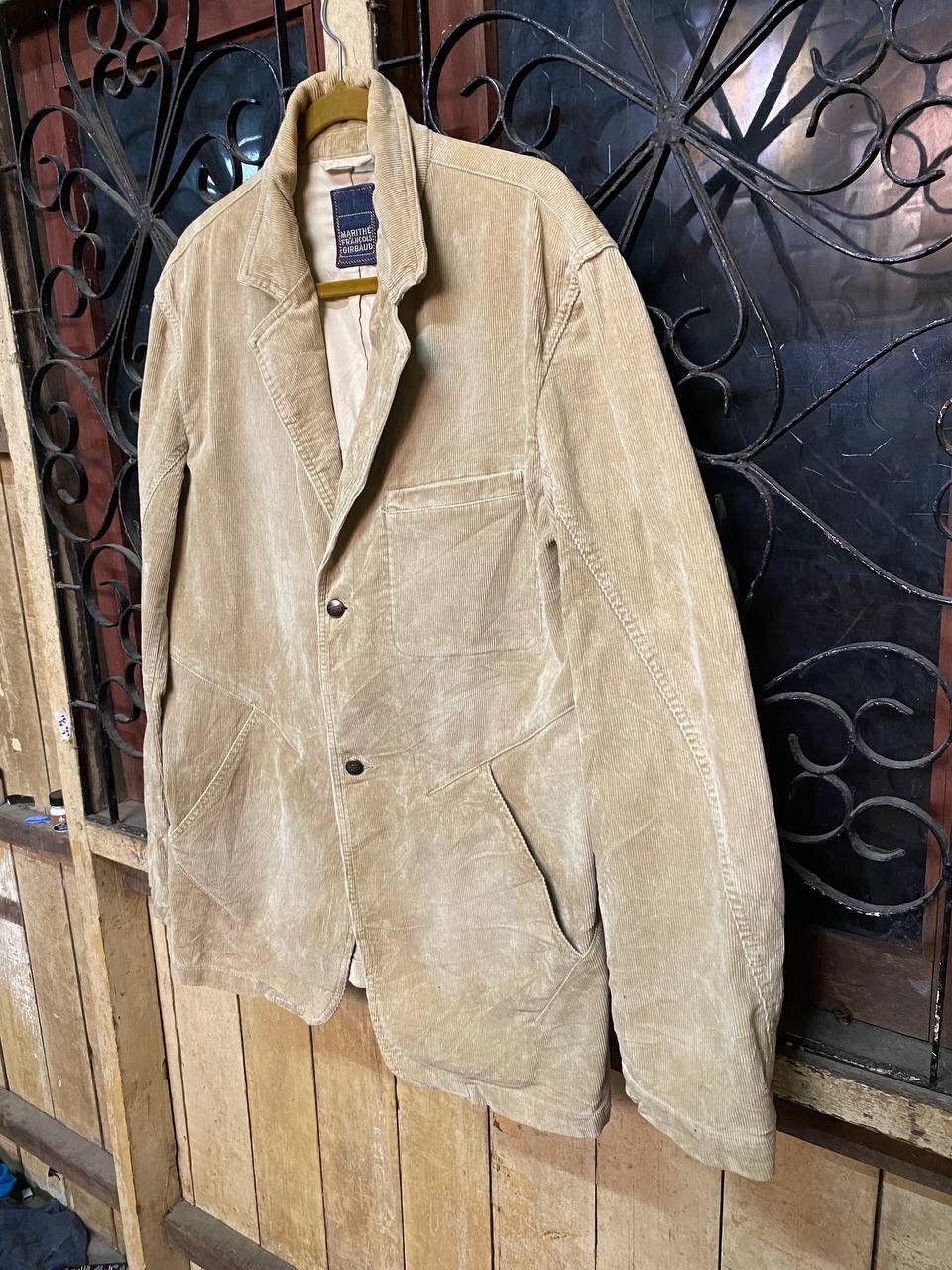 Marithe + Francois Girbaud Marithe Francois Girbaud Core Corduroy Parka Jacket Size US L / EU 52-54 / 3 - 3 Thumbnail