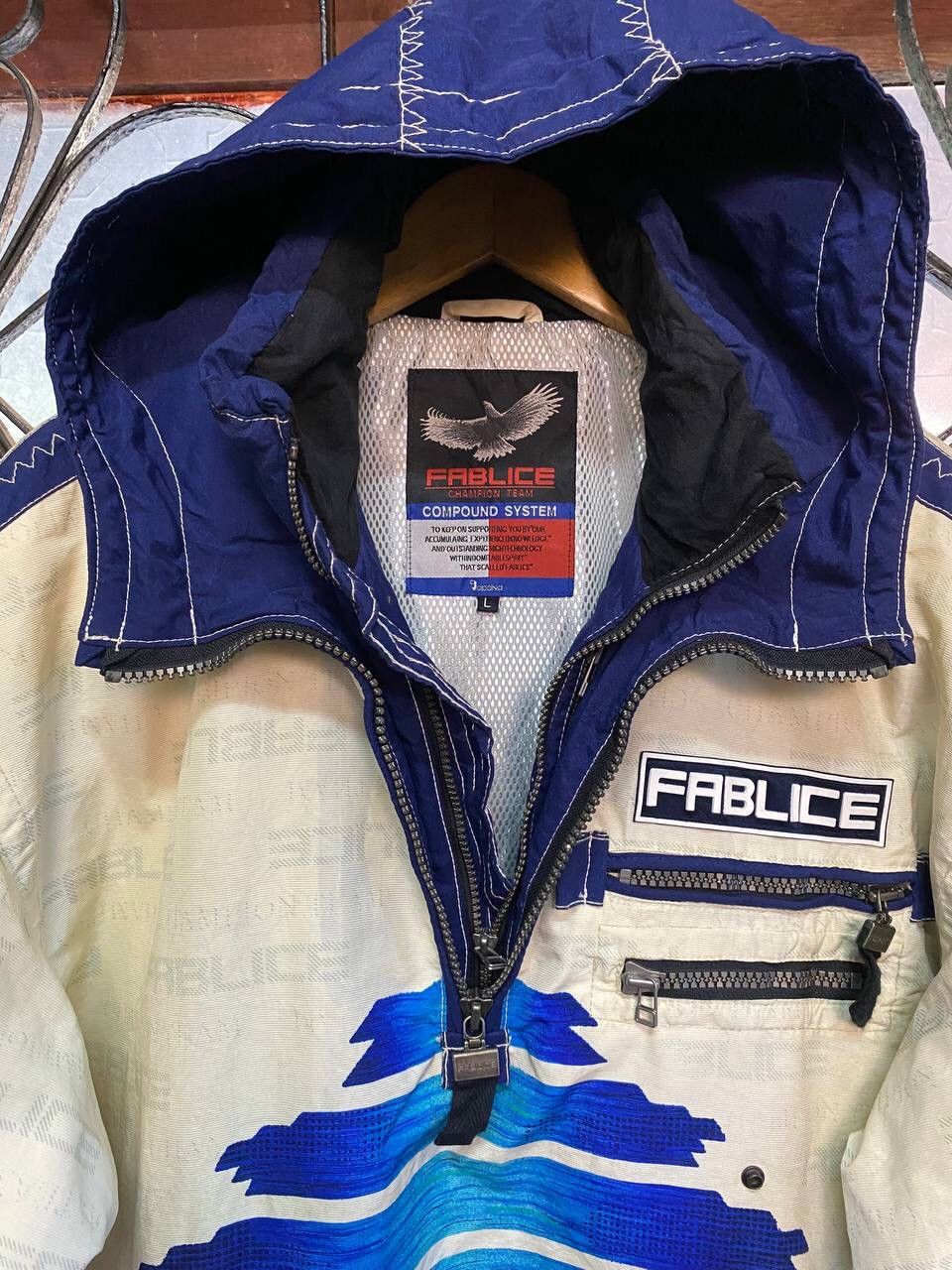 Japanese Brand Vintage Fablice Thinsulate Winter Ski Jacket Colour Block Size US L / EU 52-54 / 3 - 9 Thumbnail