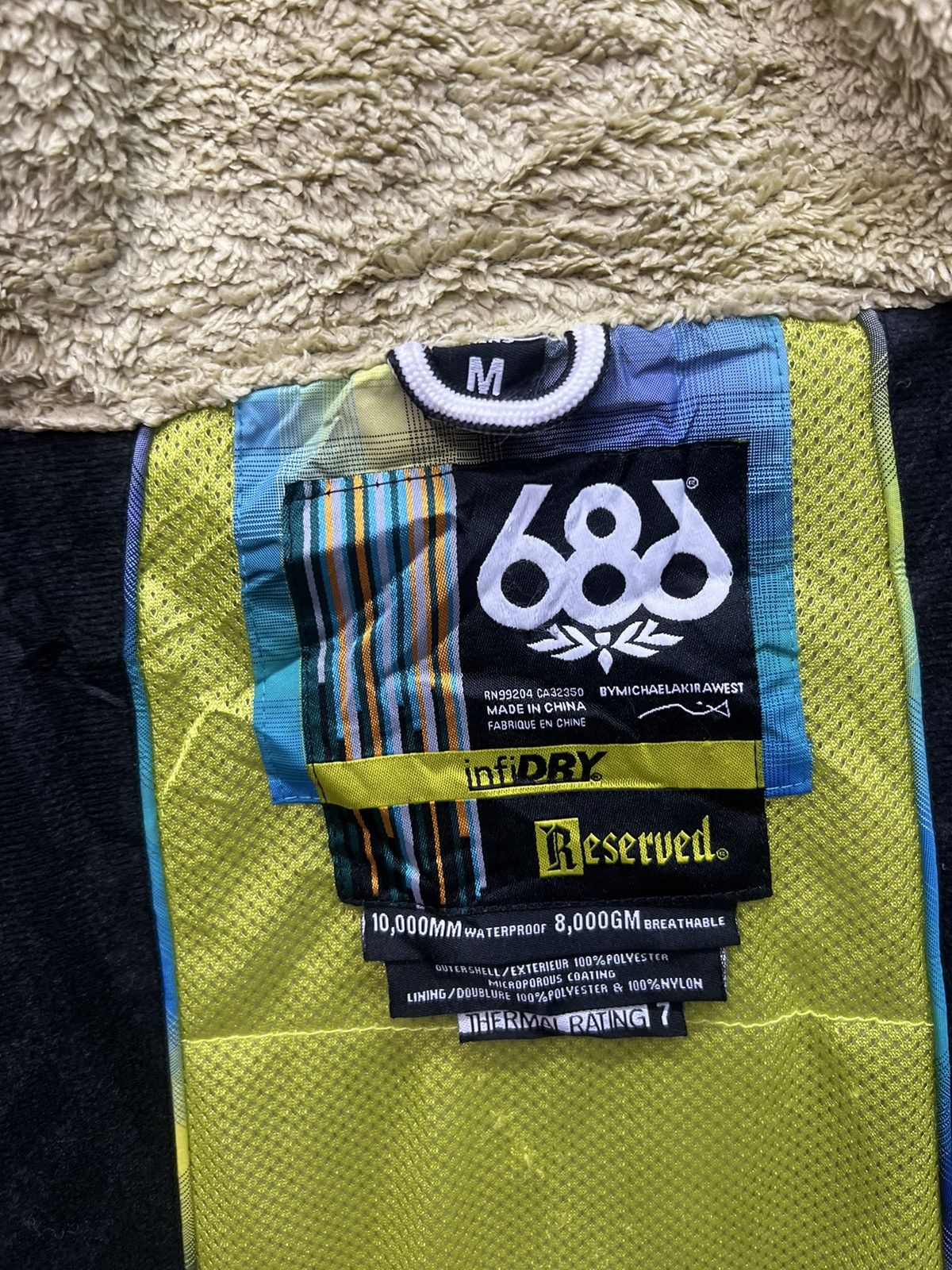 Japanese Brand STEALS🔥686 MICHAEL AKIRA WEST INFIDRY WATERPROOF SKI JACKET Size US M / EU 48-50 / 2 - 21 Thumbnail