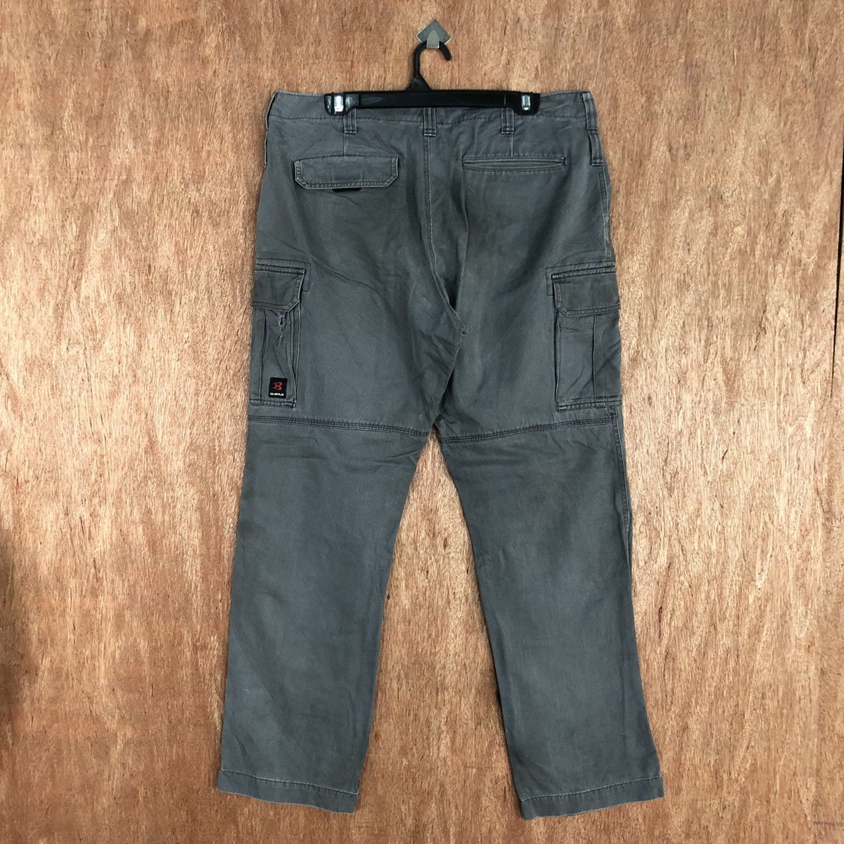 Japanese Brand Burtle Grey Multipocket dirty Tactical Cargo Pants #c932 Size US 33 - 9 Thumbnail