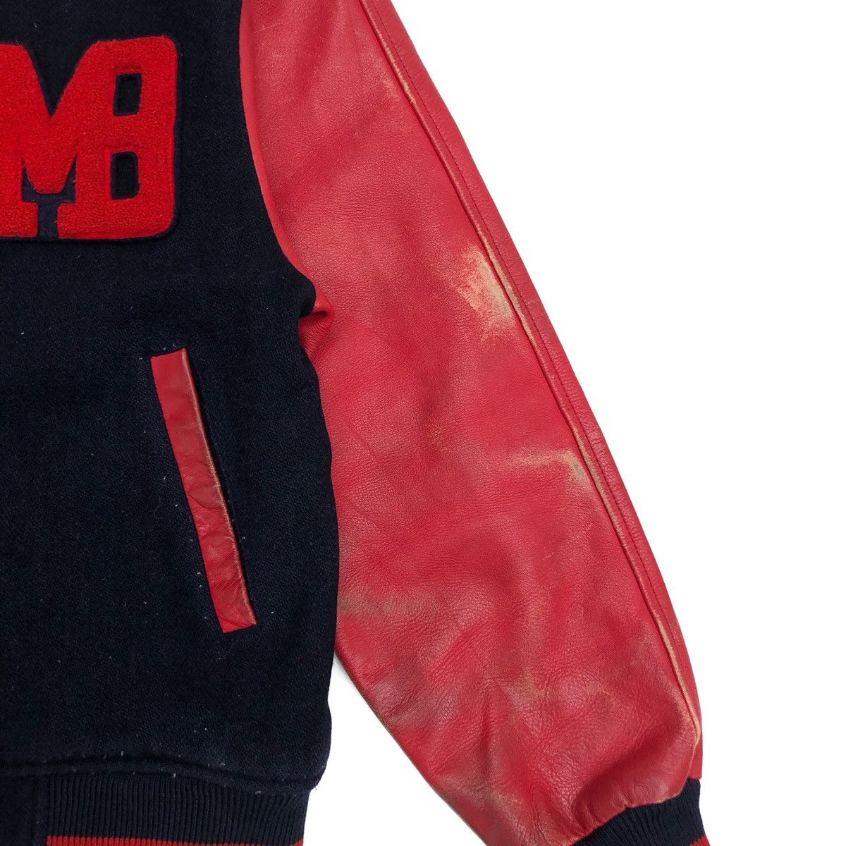Macbeth × Vintage ☀️MACBETH Letter MB Varsity Jacket Size US L / EU 52-54 / 3 - 4 Thumbnail