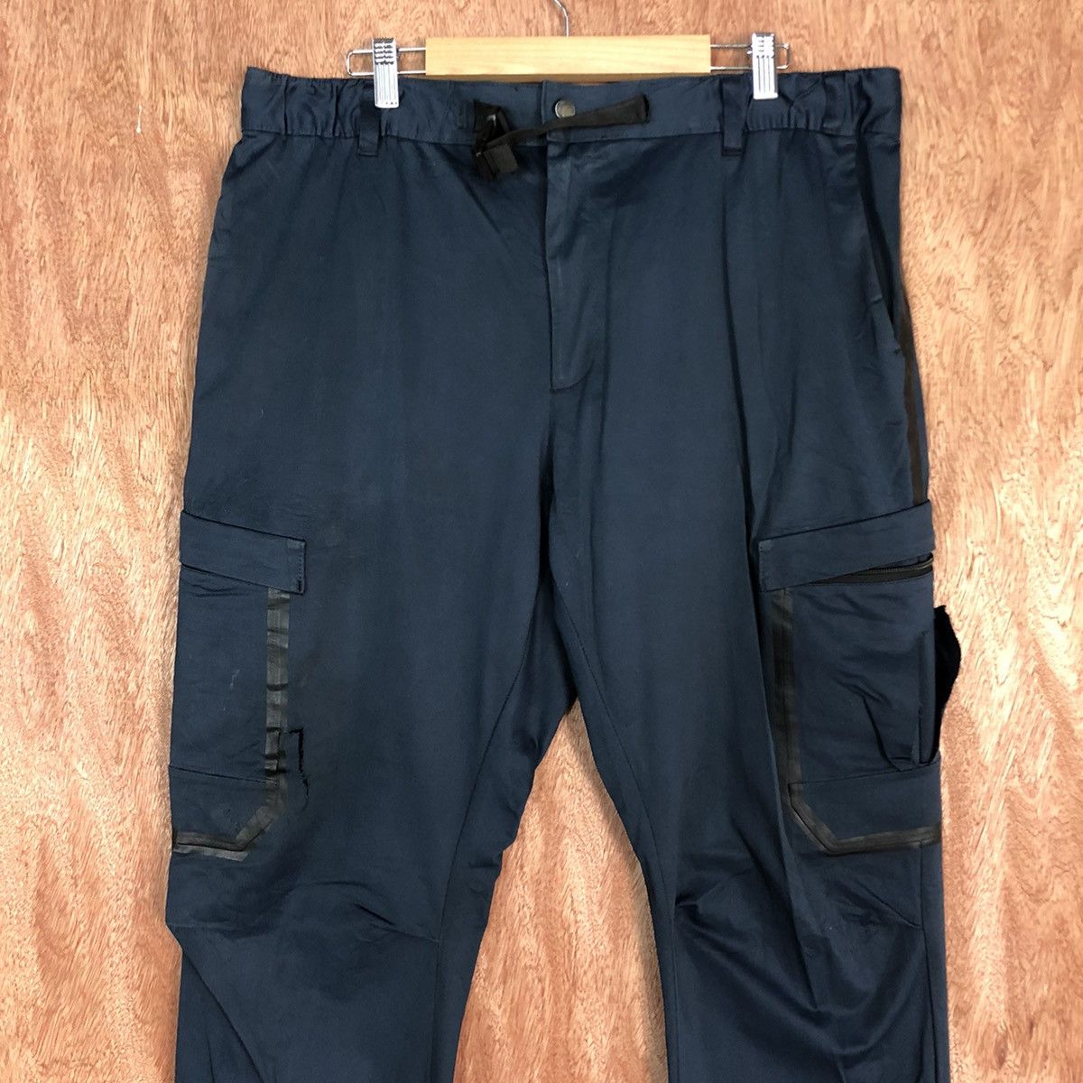 Japanese Brand FieldCore Dark Blue Track hiking tactical Cargo Pants #c719 Size US 36 / EU 52 - 2 Thumbnail