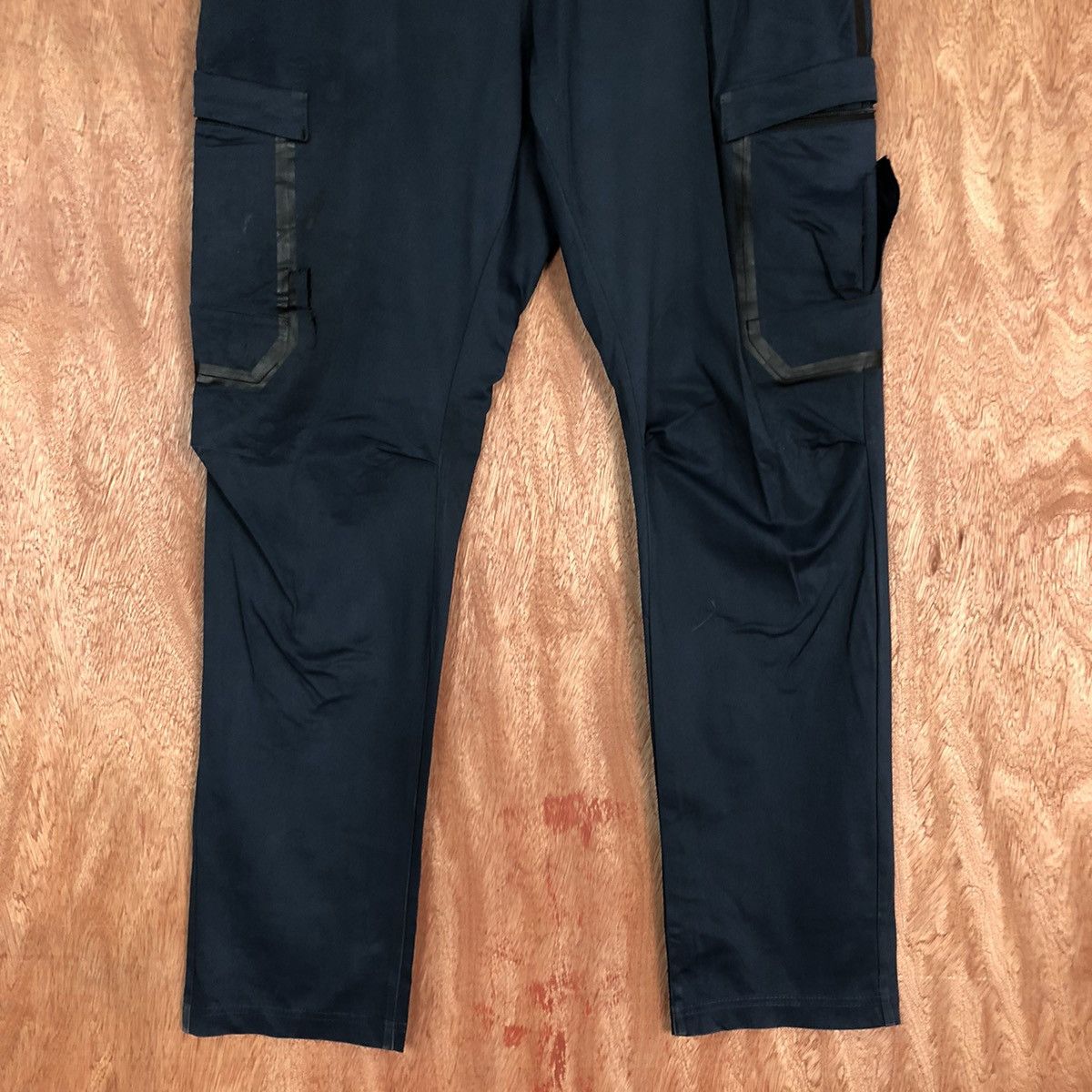 Japanese Brand FieldCore Dark Blue Track hiking tactical Cargo Pants #c719 Size US 36 / EU 52 - 3 Thumbnail