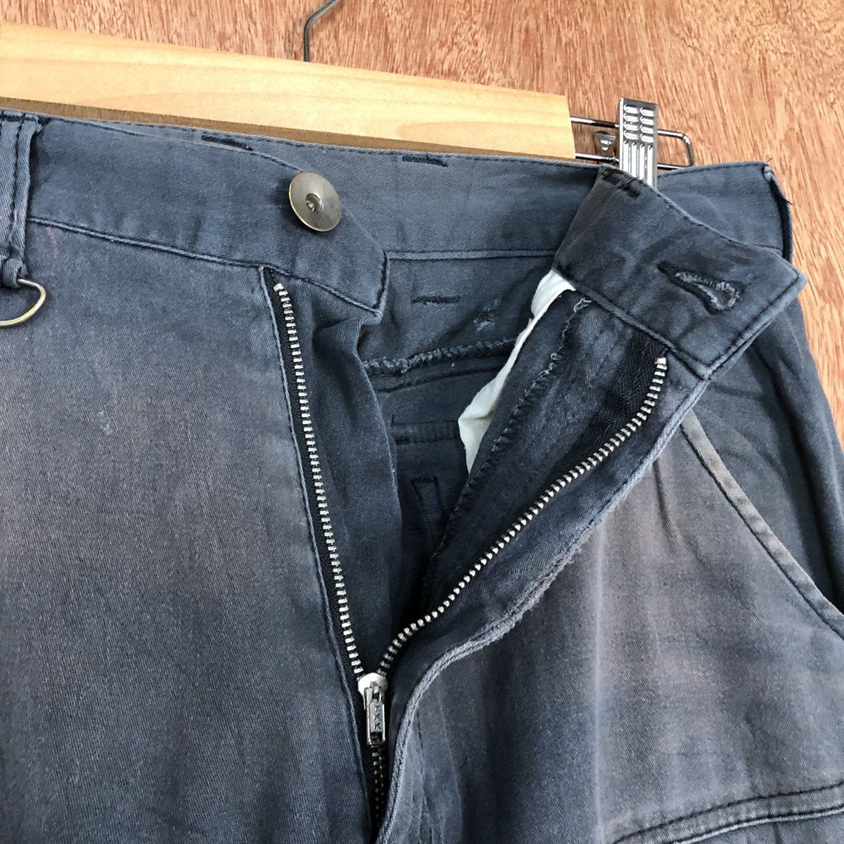 Faded Glory Jogger Sketch Blue Faded Multipocket Cargo Pants #c717 Size US 30 / EU 46 - 7 Thumbnail