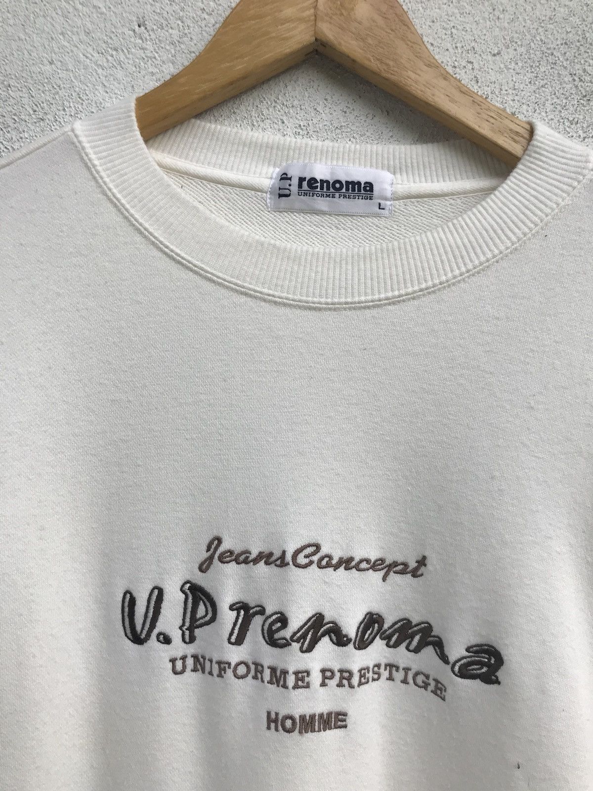 Renoma Renoma Big Logo Crewneck Sweatshirt Size US L / EU 52-54 / 3 - 3 Thumbnail