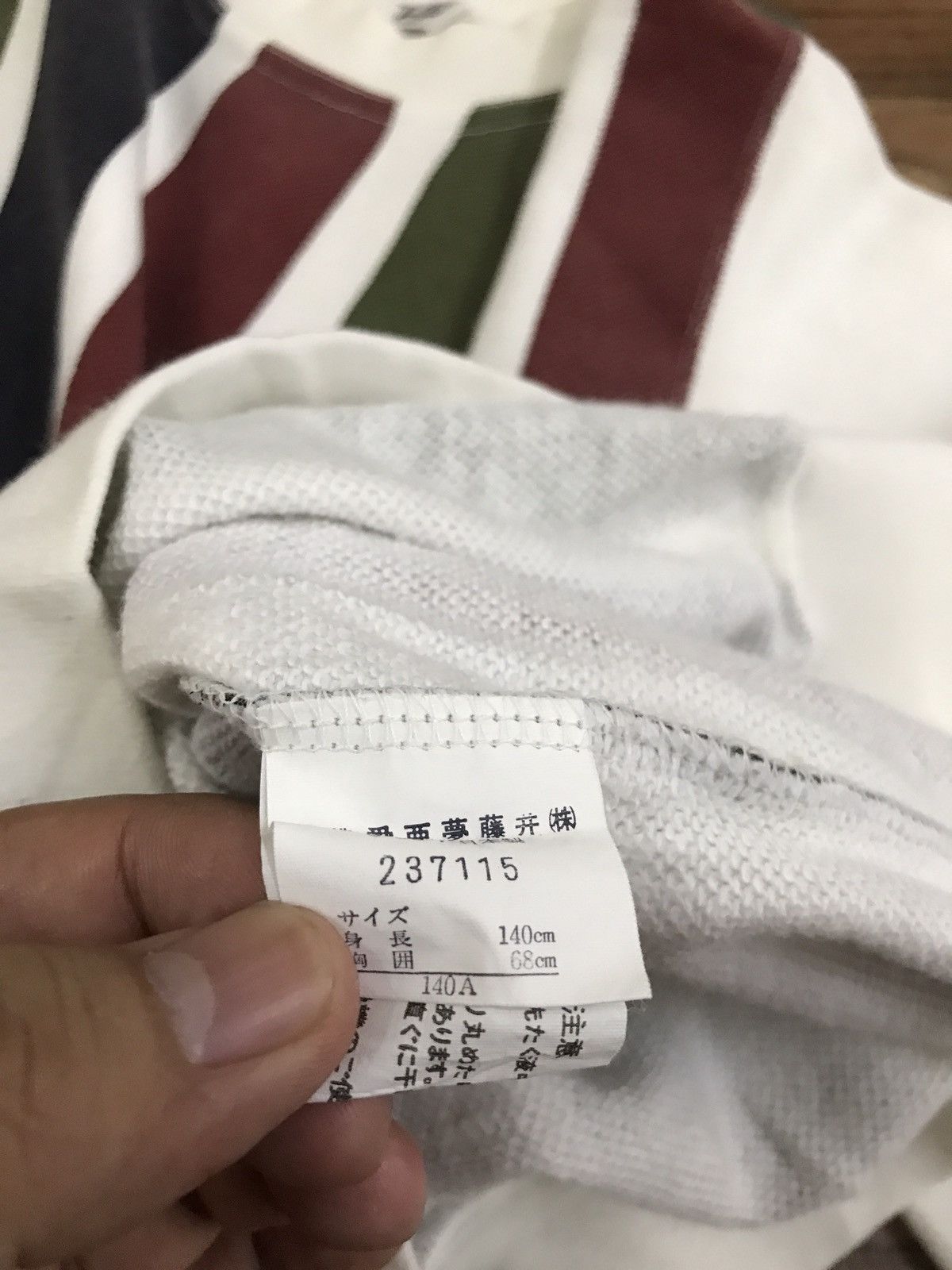 Trussardi Vintage Trussardi Junior Multicolour Stripes Rare Design Size US S / EU 44-46 / 1 - 9 Thumbnail