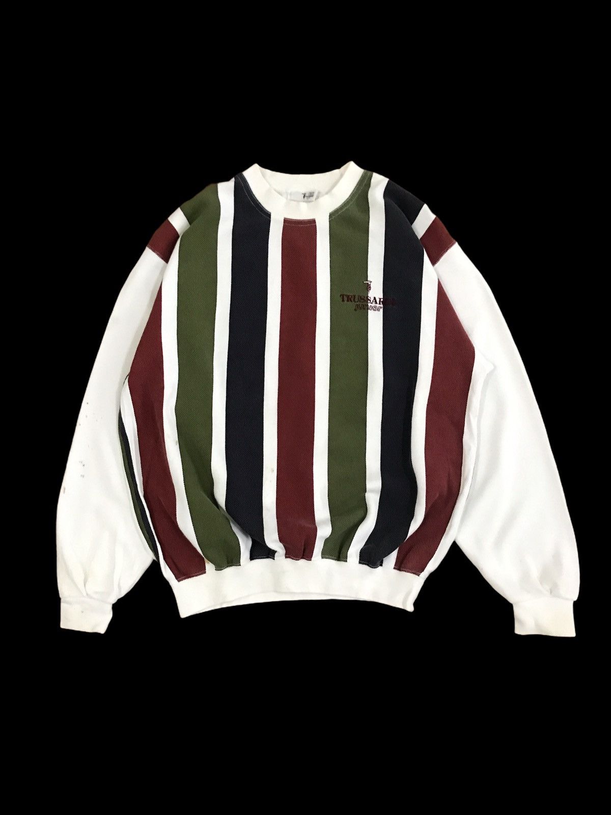 Trussardi Vintage Trussardi Junior Multicolour Stripes Rare Design Size US S / EU 44-46 / 1 - 1 Thumbnail