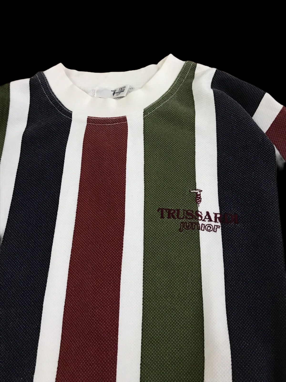 Trussardi Vintage Trussardi Junior Multicolour Stripes Rare Design Size US S / EU 44-46 / 1 - 3 Thumbnail
