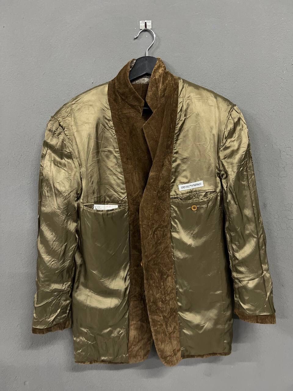 Emporio Armani EMPORIO ARMANI BLAZER CORDUROY Size 46S - 9 Thumbnail