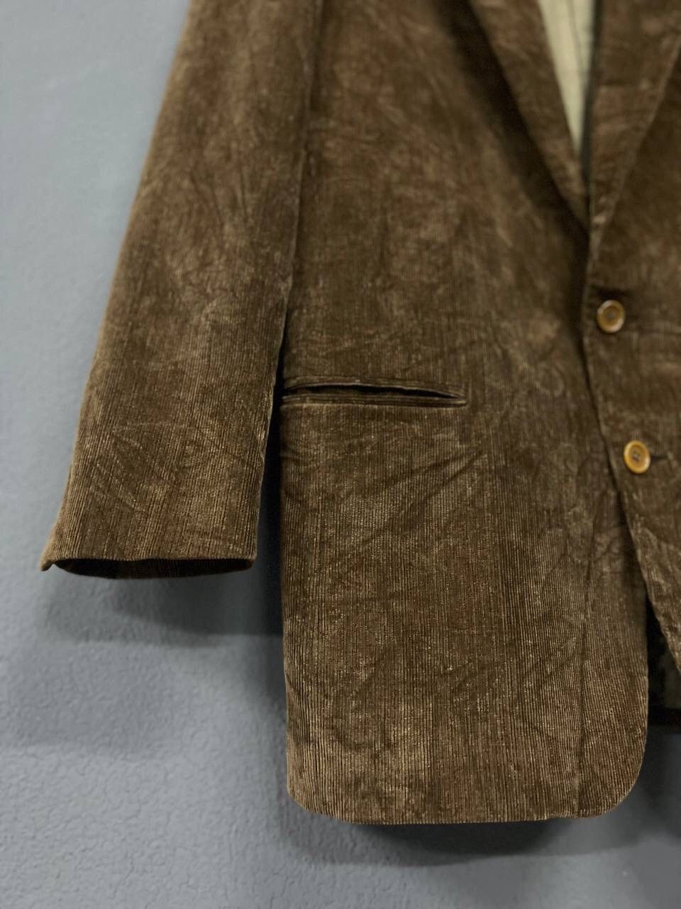 Emporio Armani EMPORIO ARMANI BLAZER CORDUROY Size 46S - 4 Thumbnail