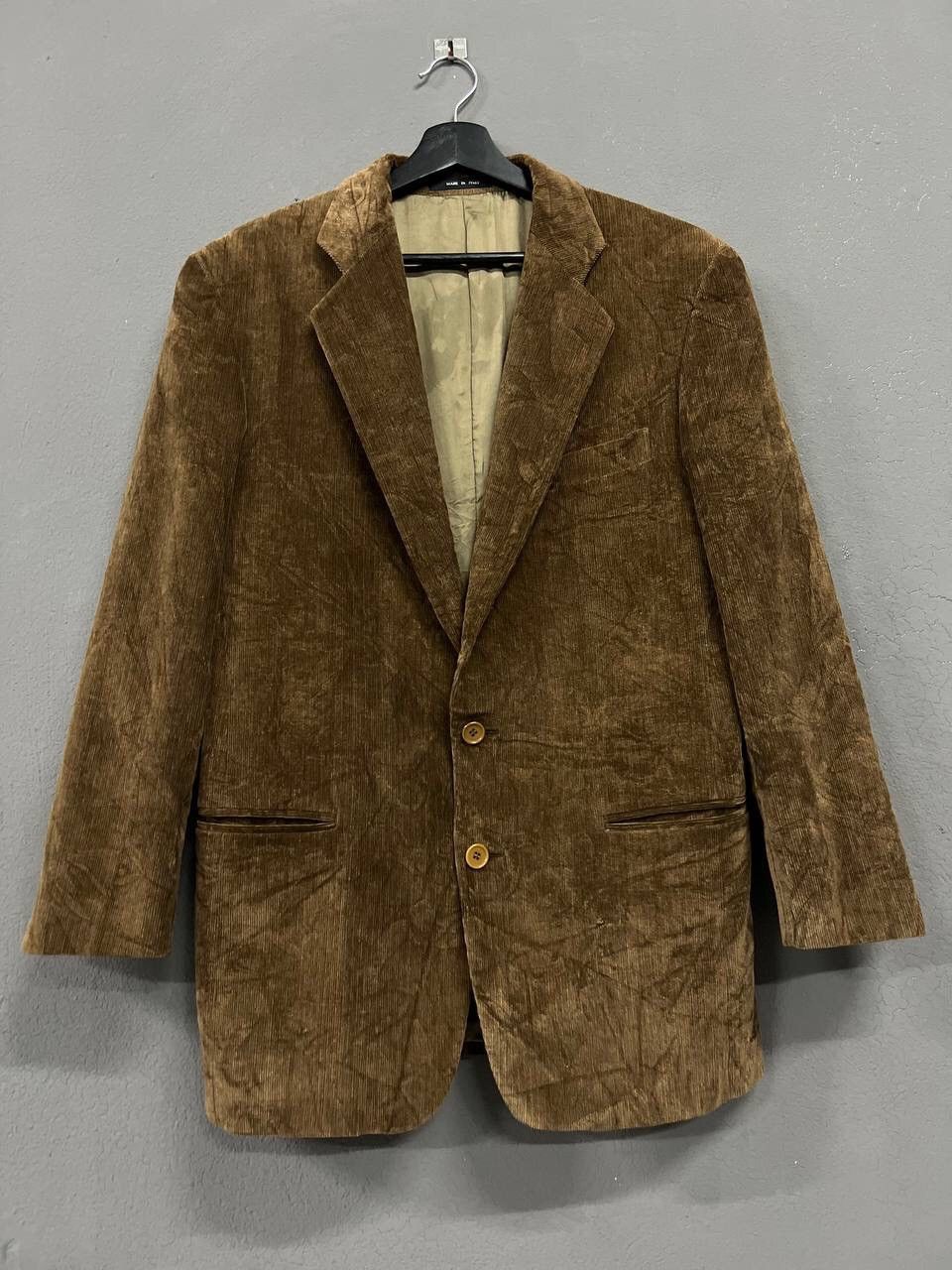 Emporio Armani EMPORIO ARMANI BLAZER CORDUROY Size 46S - 6 Thumbnail