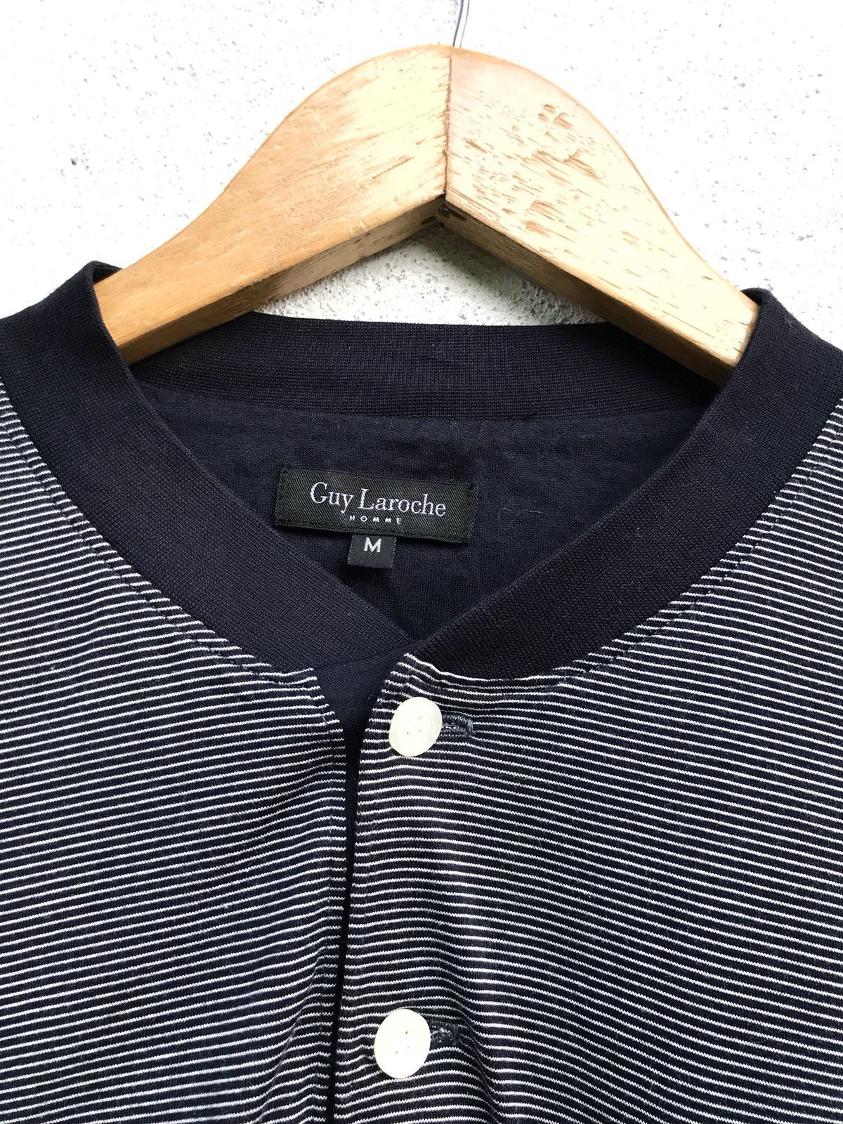 Guy Laroche Guy Laroche Homme LS Half Button Neck Made In Japan Size US M / EU 48-50 / 2 - 5 Thumbnail