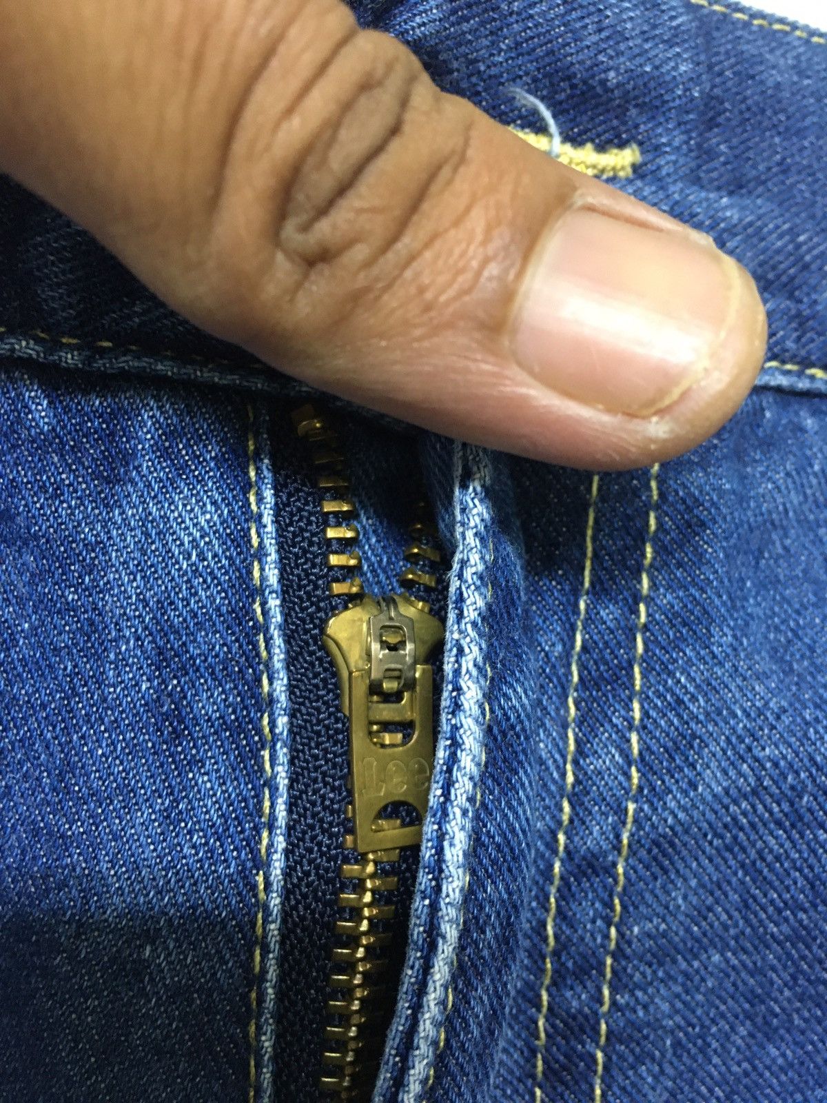 Issey Miyake × mercibeaucoup Mercibeaucoup x Lee Distressed Pure Blue Denim Size US 34 / EU 50 - 7 Thumbnail