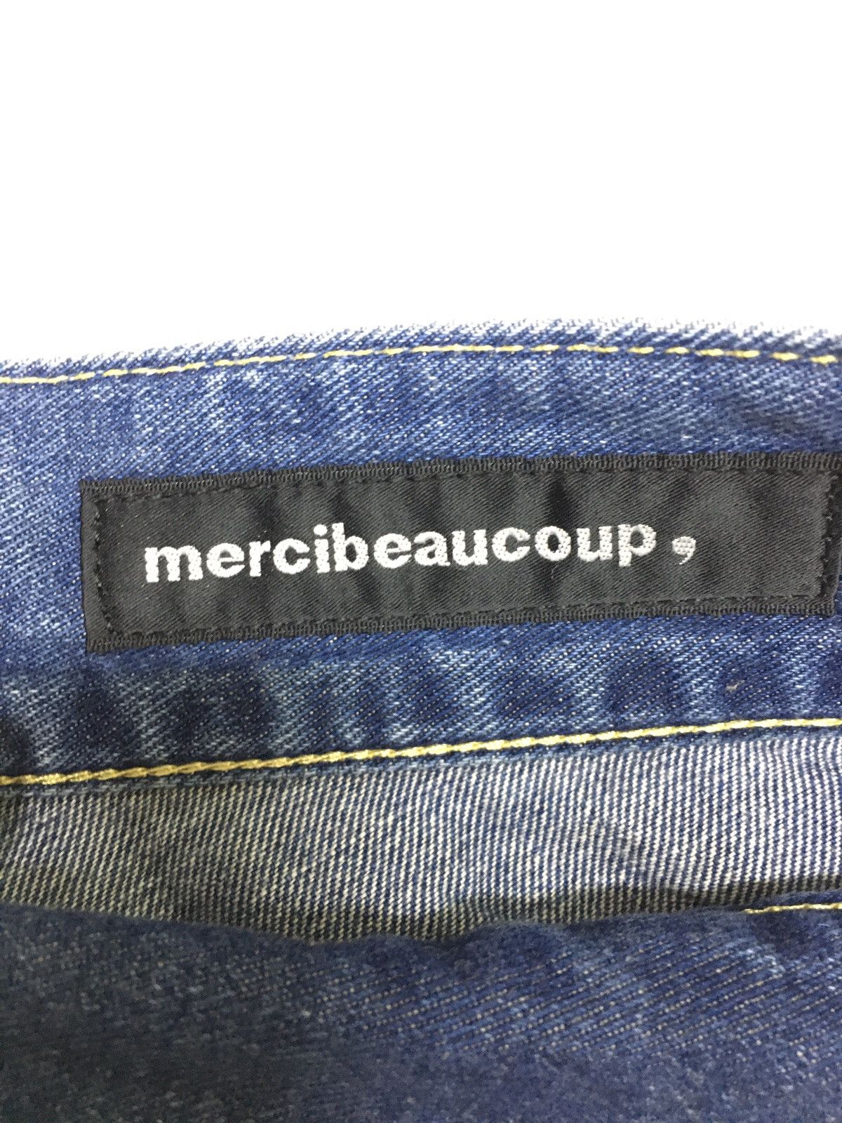 Issey Miyake × mercibeaucoup Mercibeaucoup x Lee Distressed Pure Blue Denim Size US 34 / EU 50 - 10 Thumbnail