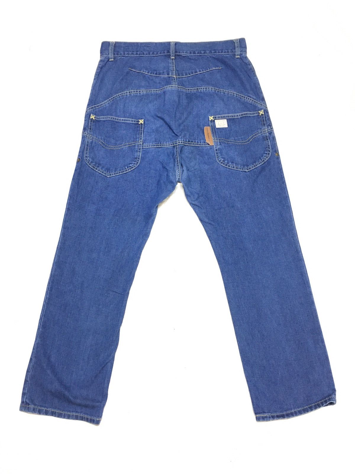 Issey Miyake × mercibeaucoup Mercibeaucoup x Lee Distressed Pure Blue Denim Size US 34 / EU 50 - 4 Thumbnail