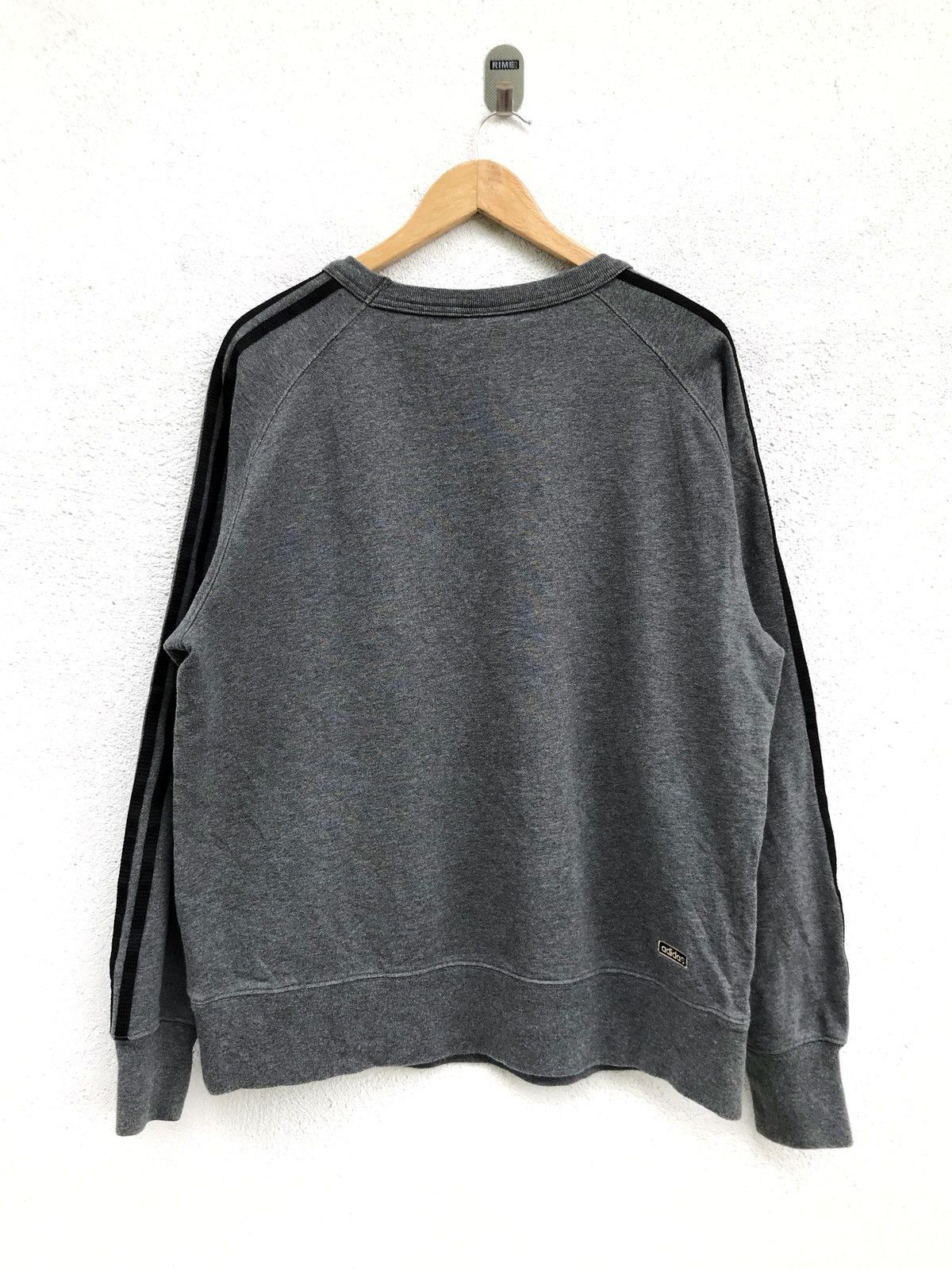 Adidas Adidas 3 Stripes Big Logo Crewneck Sweatshirt Size US M / EU 48-50 / 2 - 3 Thumbnail