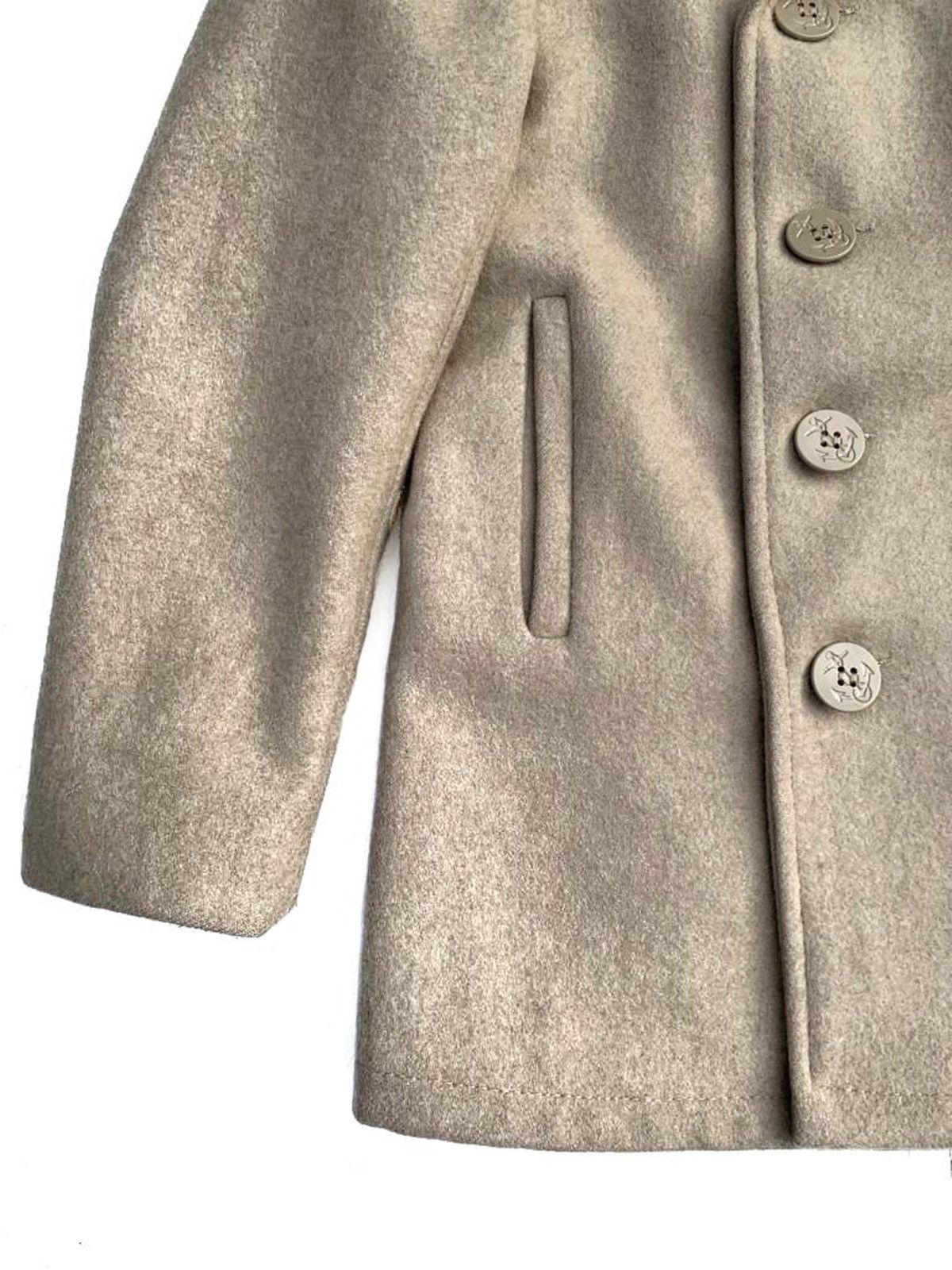 Schott RARE ‼️ Schott Double Breasted Wool Pea Coat Heavy Jacket Size US S / EU 44-46 / 1 - 3 Thumbnail