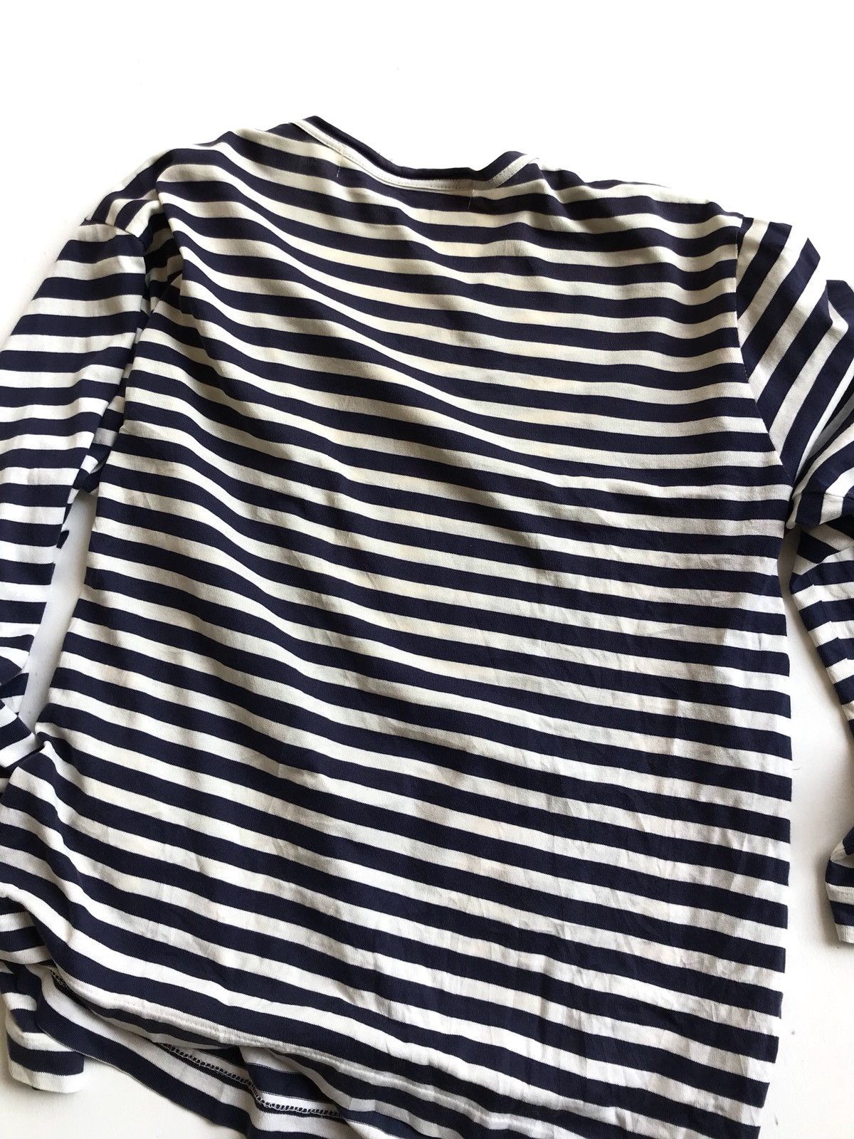 Comme des Garcons Comme des Garcons Play Stripes LS shirts White/Navy Blue Size US S / EU 44-46 / 1 - 10 Thumbnail