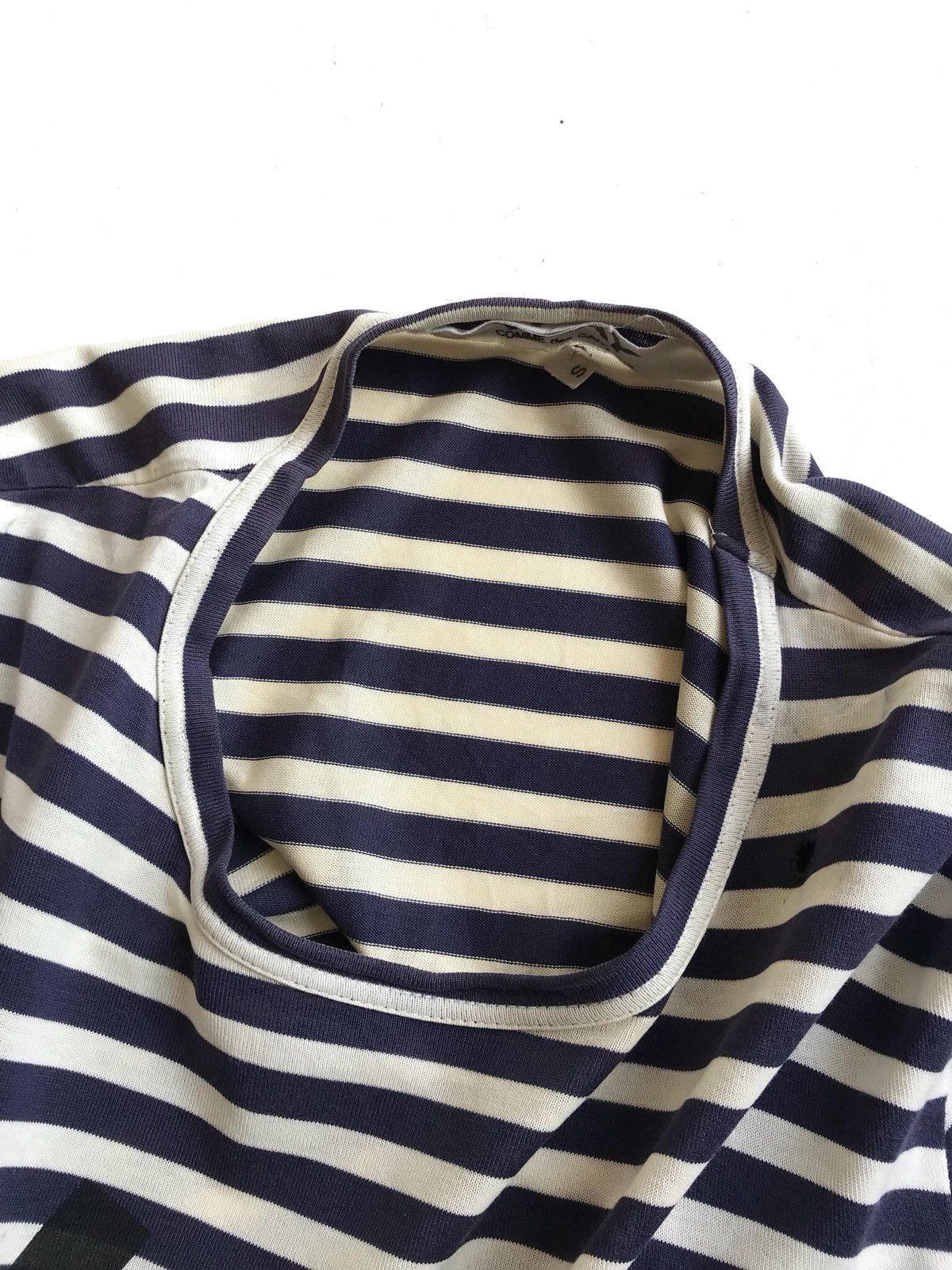 Comme des Garcons Comme des Garcons Play Stripes LS shirts White/Navy Blue Size US S / EU 44-46 / 1 - 9 Thumbnail