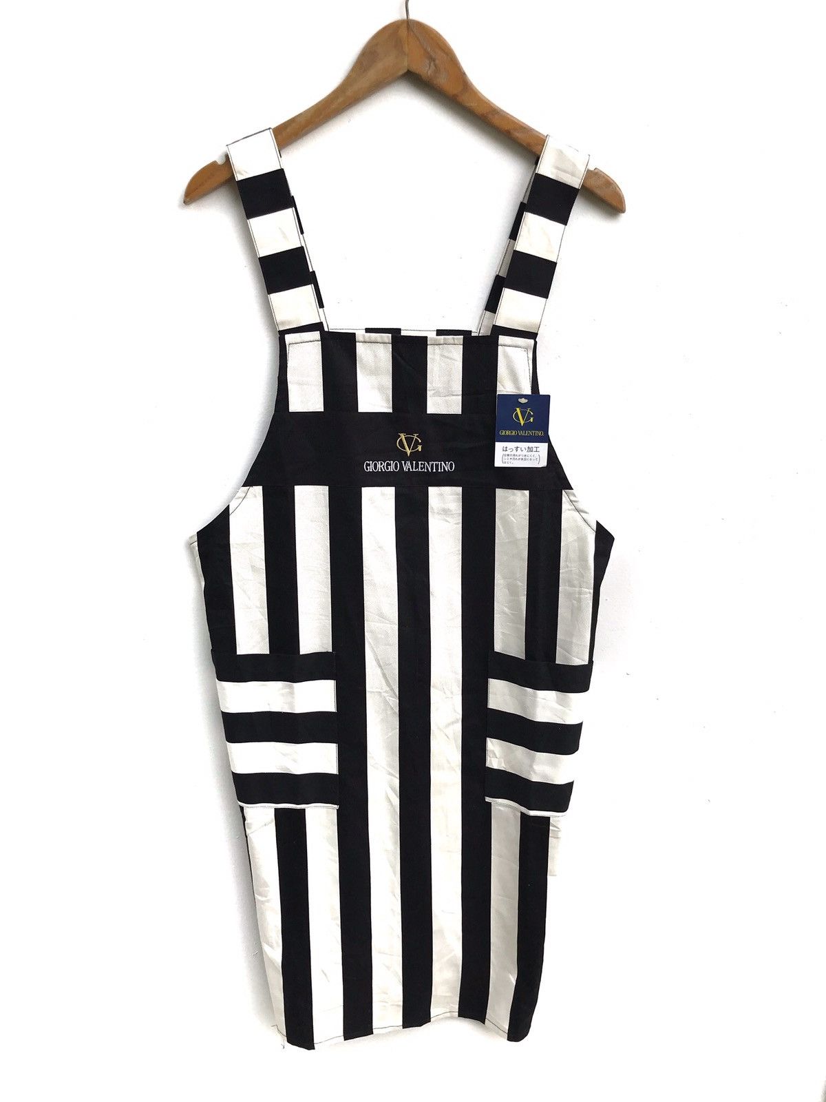 Valentino Vintage Giorgio Valentino Vertical Stripes Apron With Tag Size US S / EU 44-46 / 1 - 1 Thumbnail