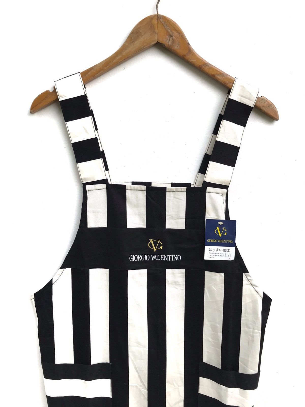 Valentino Vintage Giorgio Valentino Vertical Stripes Apron With Tag Size US S / EU 44-46 / 1 - 3 Thumbnail