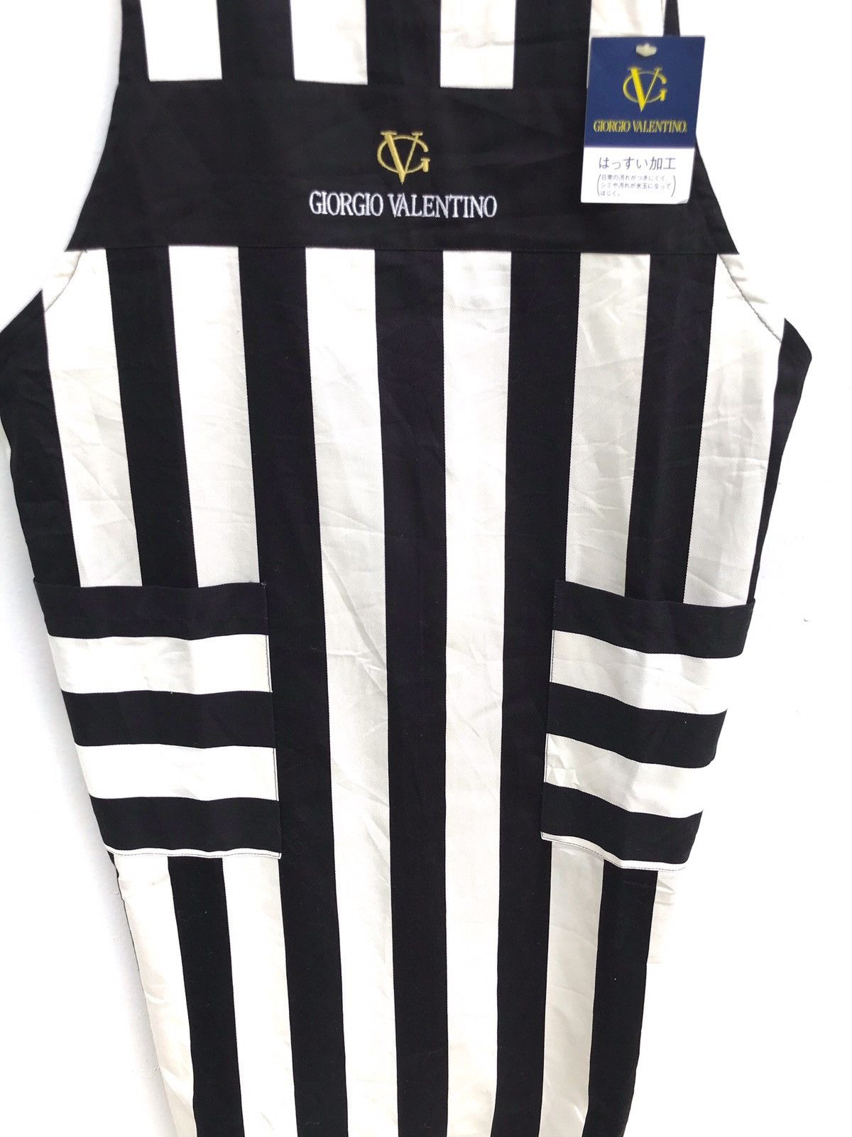Valentino Vintage Giorgio Valentino Vertical Stripes Apron With Tag Size US S / EU 44-46 / 1 - 4 Thumbnail