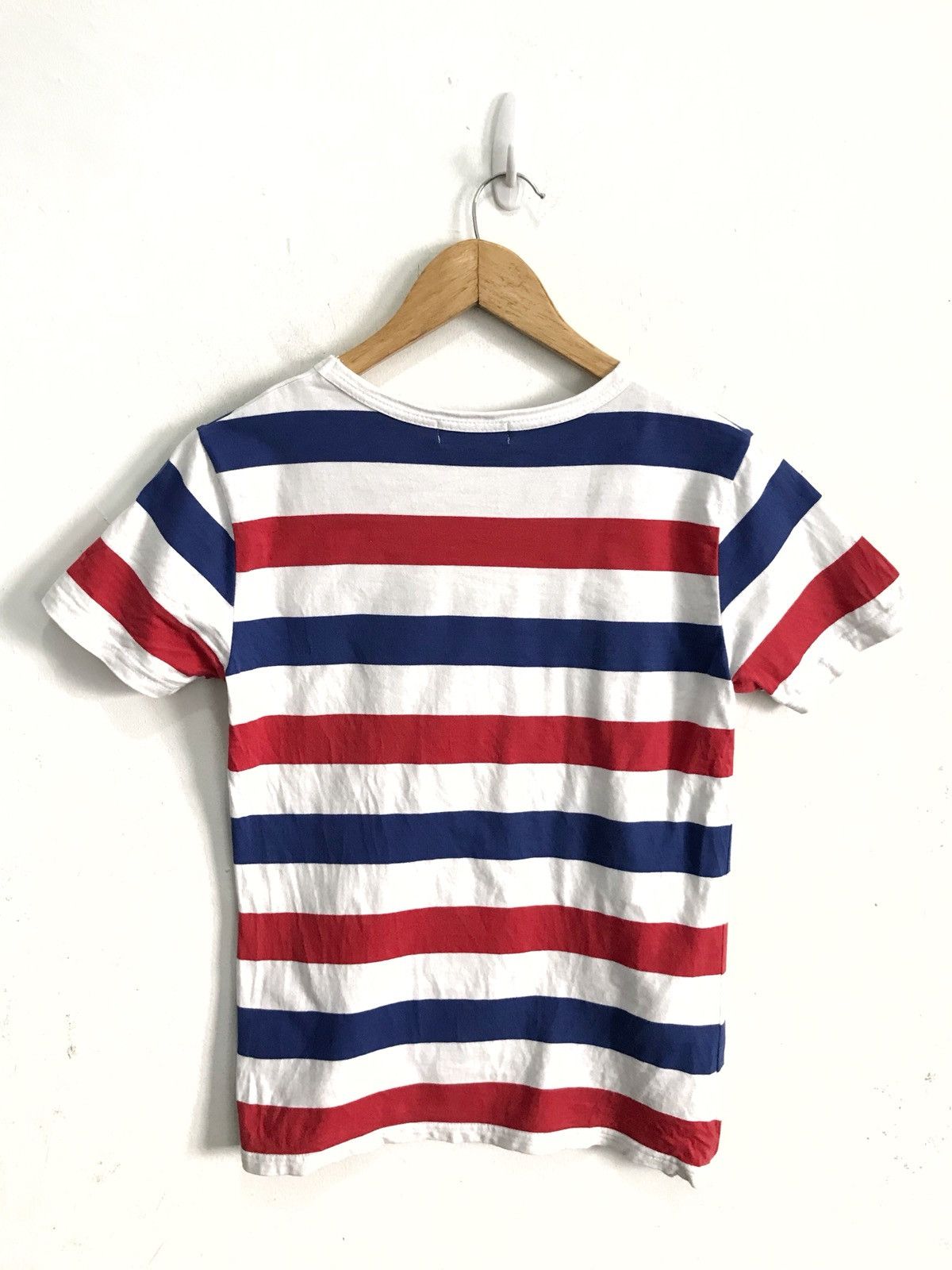 Japanese Brand BACK NUMBER Stripes Jailer Border Sailor French Size US S / EU 44-46 / 1 - 3 Thumbnail