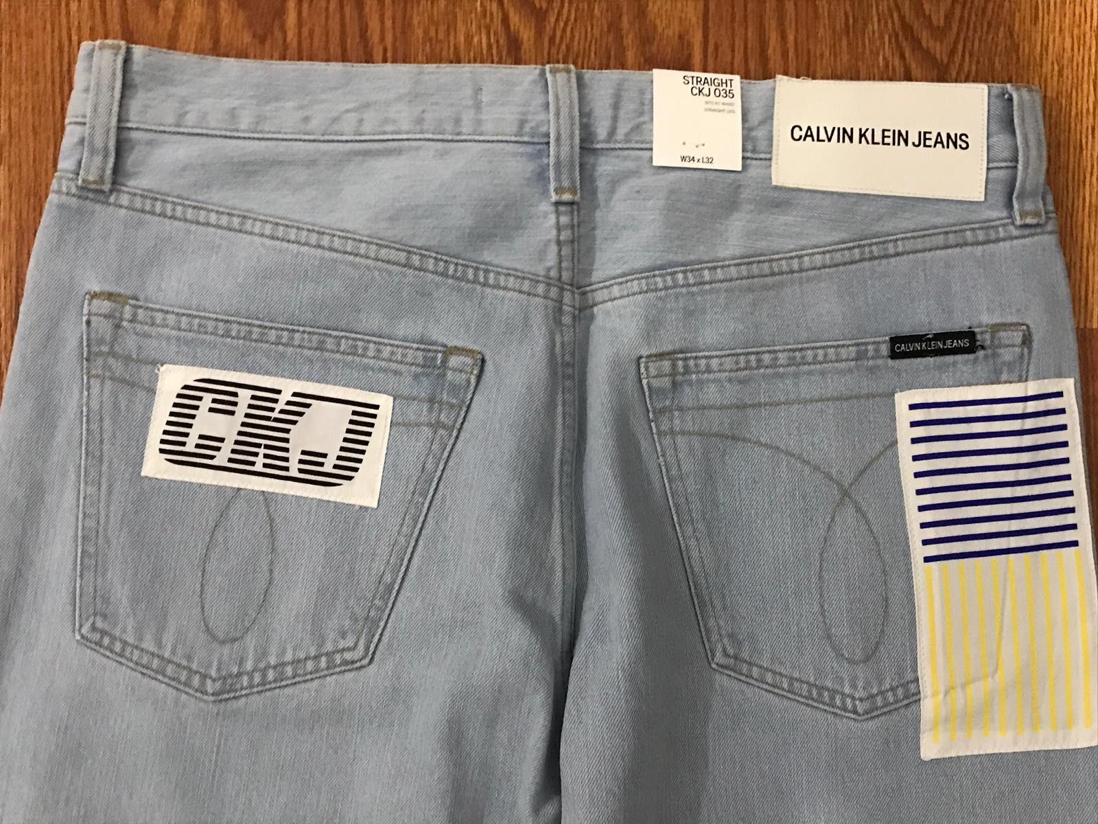 Calvin Klein dr13 - Calvin Klein Patched Denim jean Size US 34 / EU 50 - 5 Thumbnail
