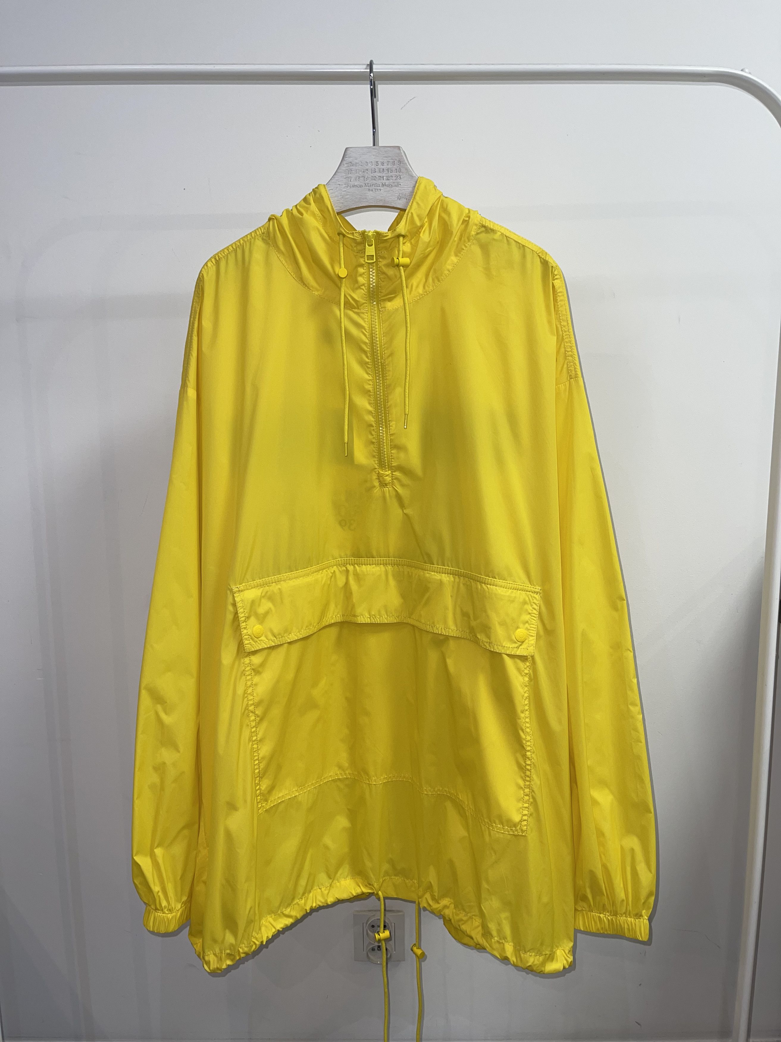 Calvin Klein × Calvin Klein 205W39NYC × Raf Simons DSWT! Calvin Klein Statement Logo Yellow Anorak Jacket Size US XL / EU 56 / 4 - 4 Thumbnail