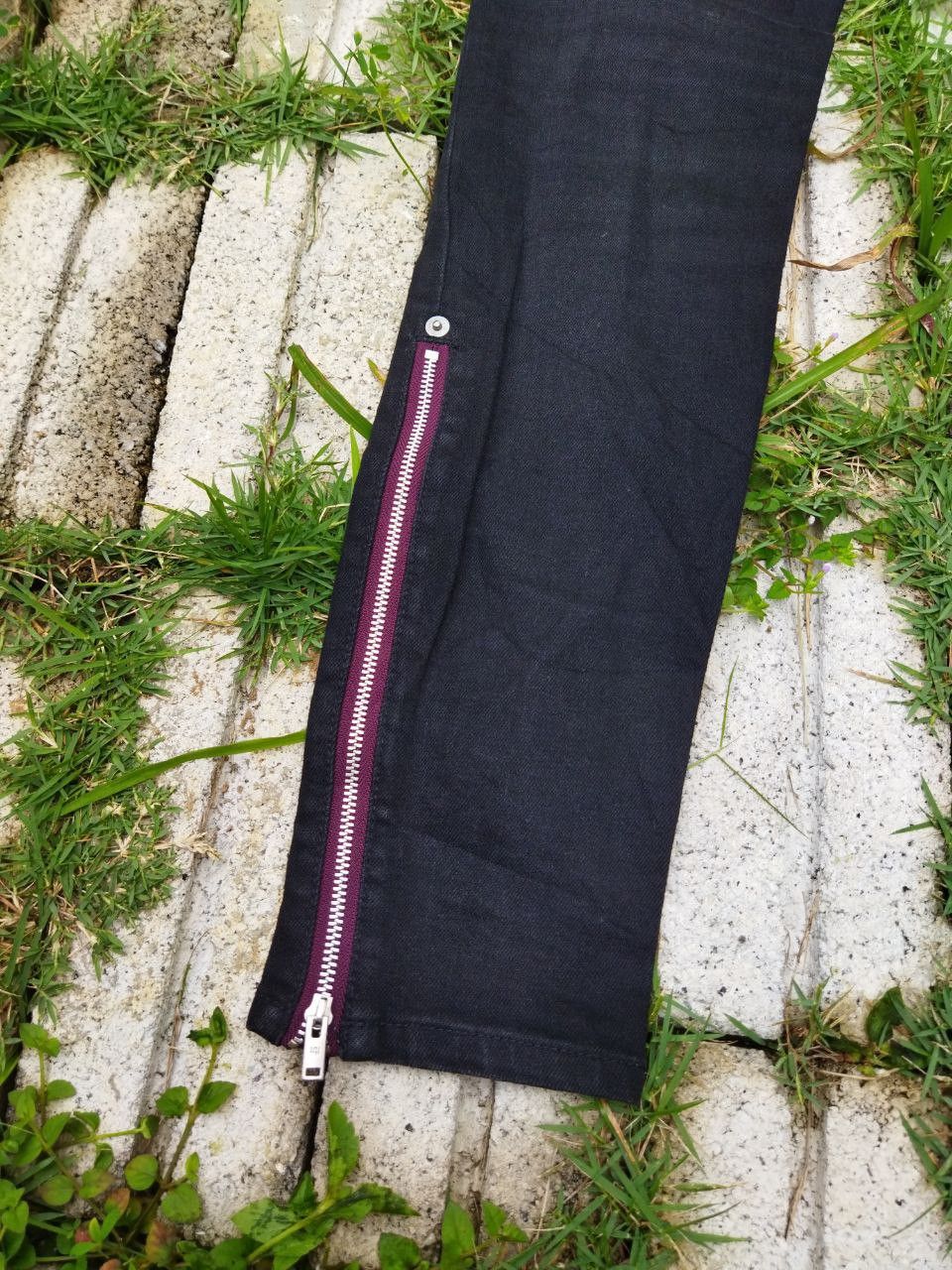 Undercover × Uniqlo Uniqlo Undercover Japan Ankle Zip Black Jeans Size 29" - 7 Thumbnail