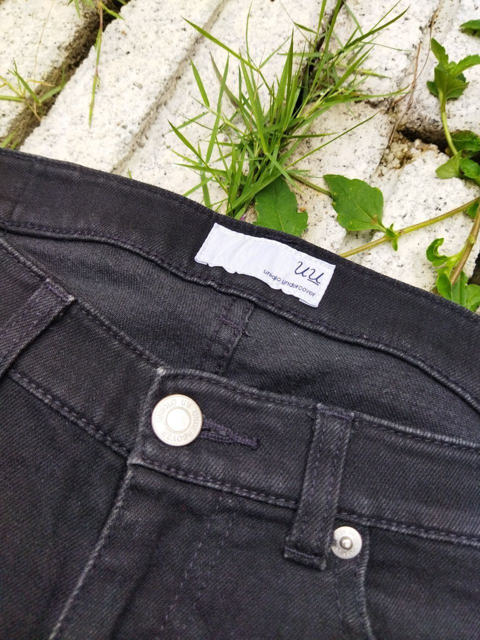 Undercover × Uniqlo Uniqlo Undercover Japan Ankle Zip Black Jeans Size 29" - 11 Thumbnail