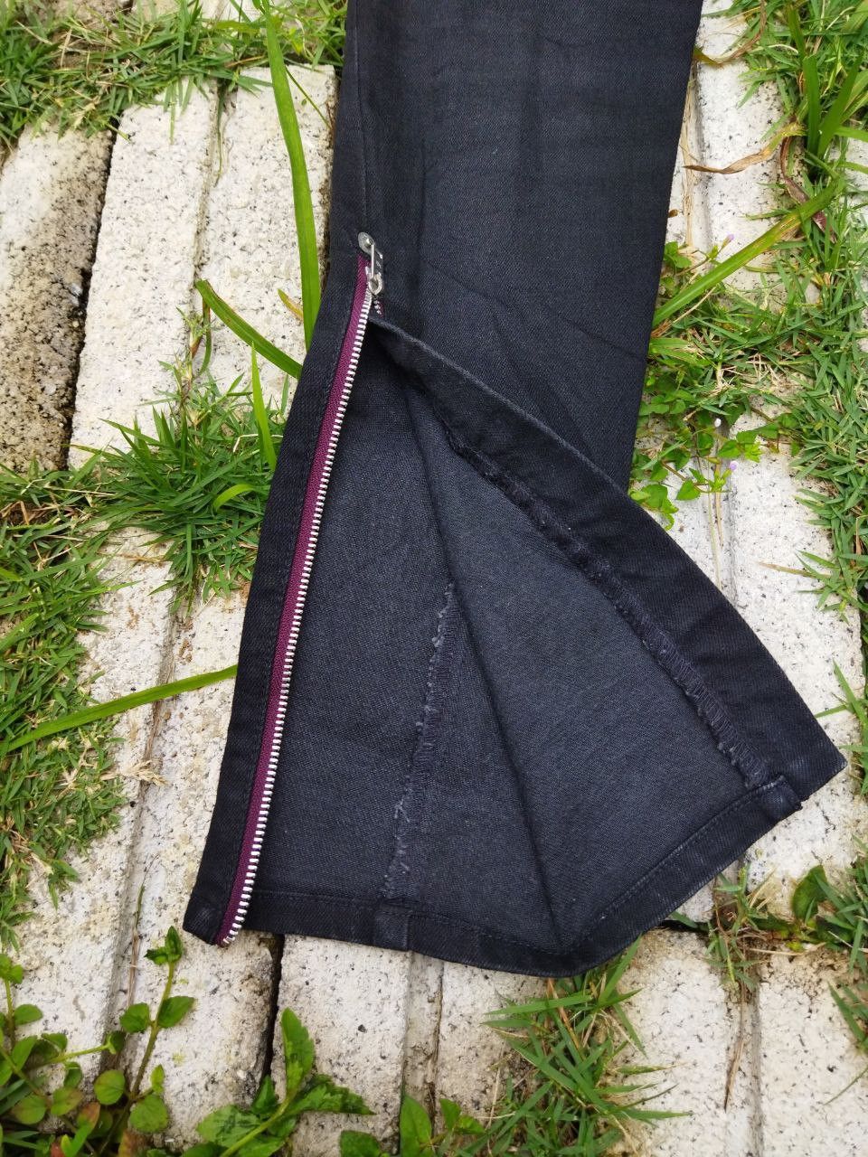 Undercover × Uniqlo Uniqlo Undercover Japan Ankle Zip Black Jeans Size 29" - 8 Thumbnail