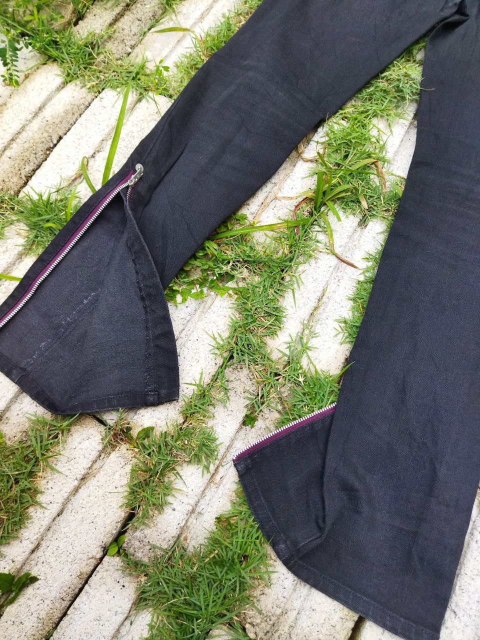 Undercover × Uniqlo Uniqlo Undercover Japan Ankle Zip Black Jeans Size 29" - 9 Thumbnail