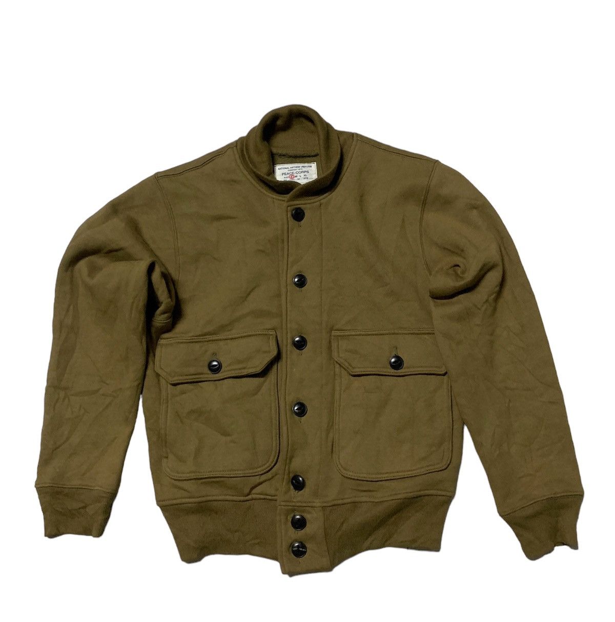 Vintage 70s Canada army peace corps National anthem uniform jacket Size US S / EU 44-46 / 1 - 1 Thumbnail
