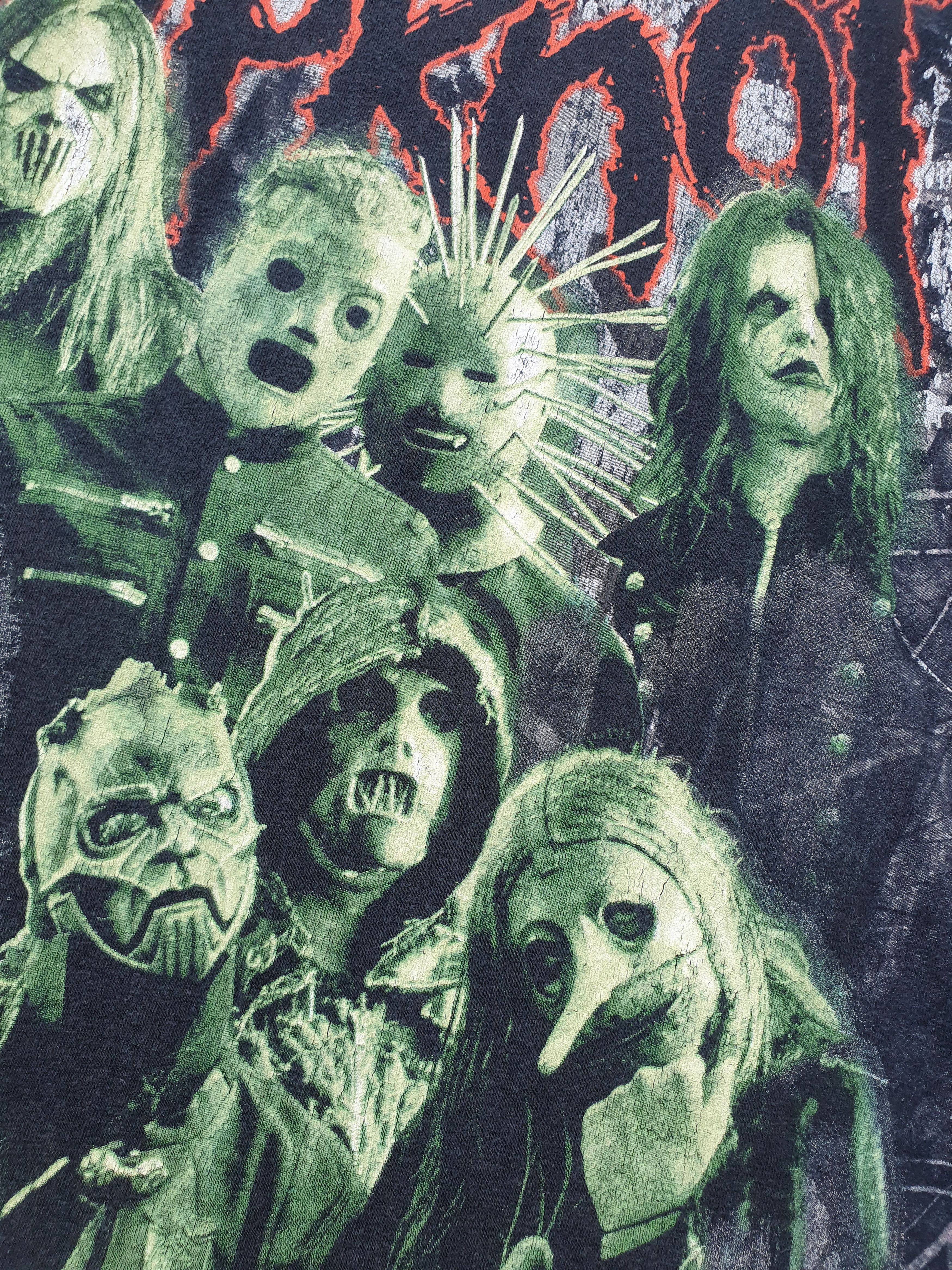 Band Tees Rare vintage y2k slipknot all over print tee fullprint Size US L / EU 52-54 / 3 - 4 Thumbnail