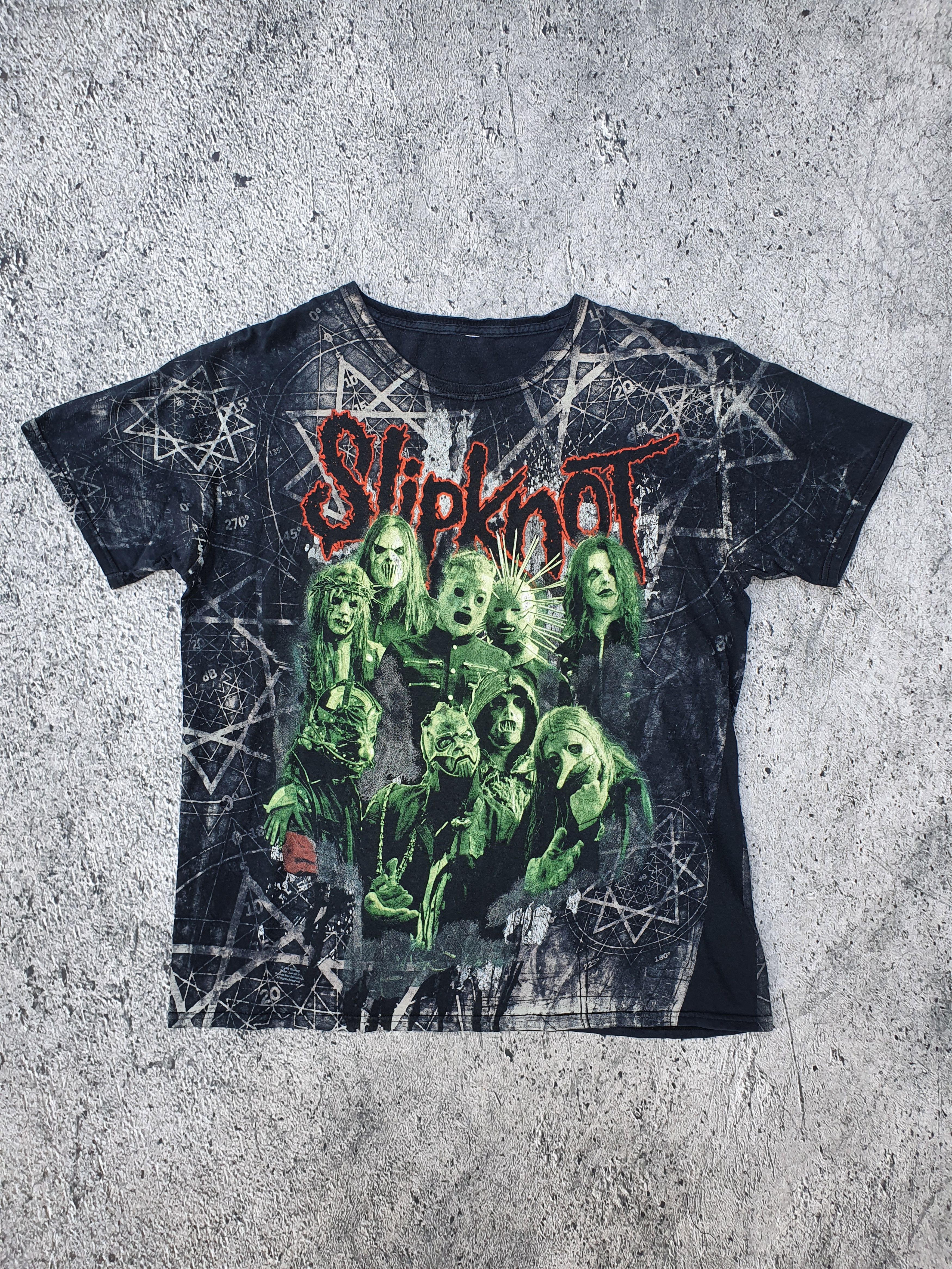Band Tees Rare vintage y2k slipknot all over print tee fullprint Size US L / EU 52-54 / 3 - 1 Thumbnail