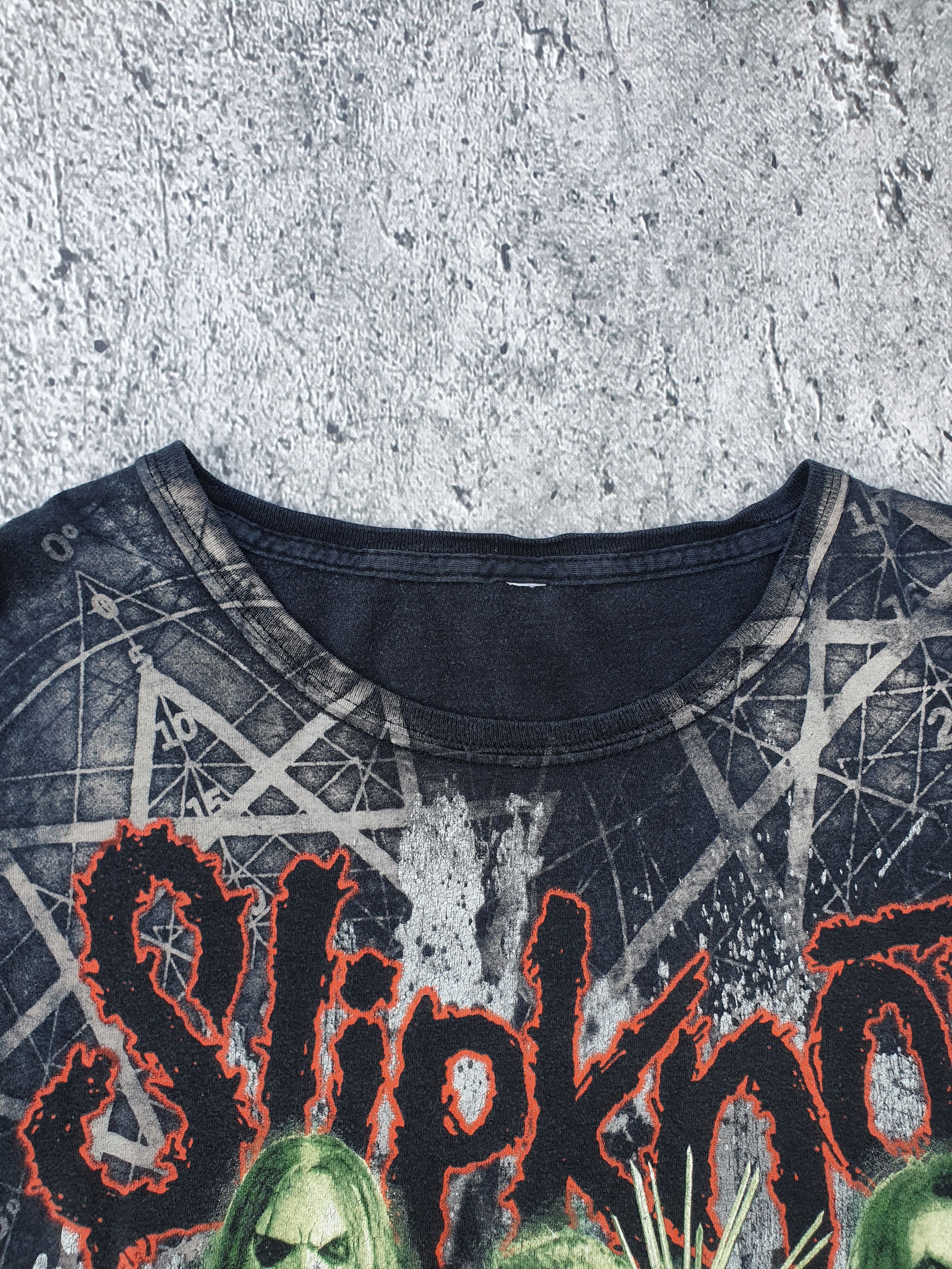 Band Tees Rare vintage y2k slipknot all over print tee fullprint Size US L / EU 52-54 / 3 - 11 Thumbnail