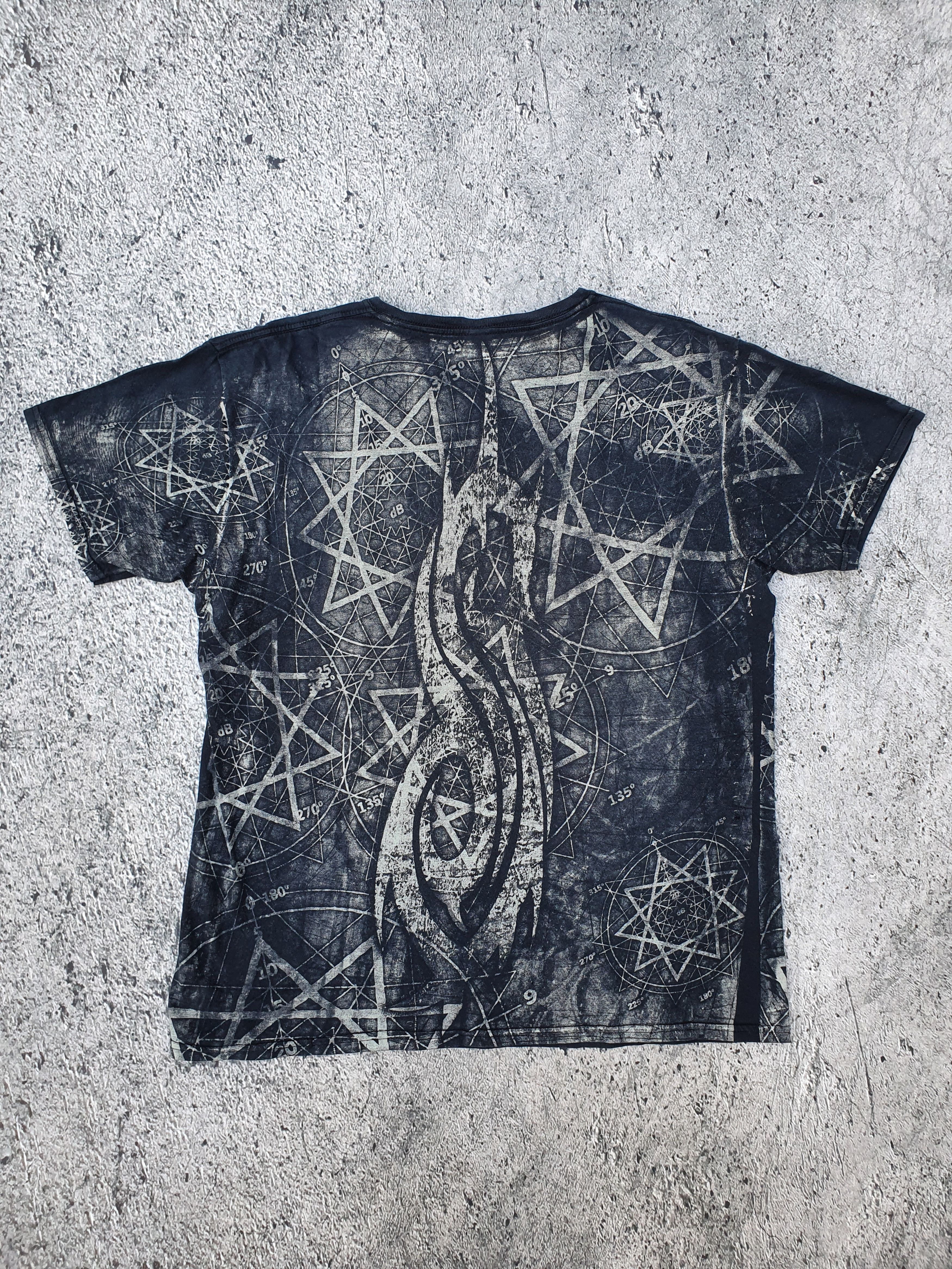Band Tees Rare vintage y2k slipknot all over print tee fullprint Size US L / EU 52-54 / 3 - 2 Thumbnail