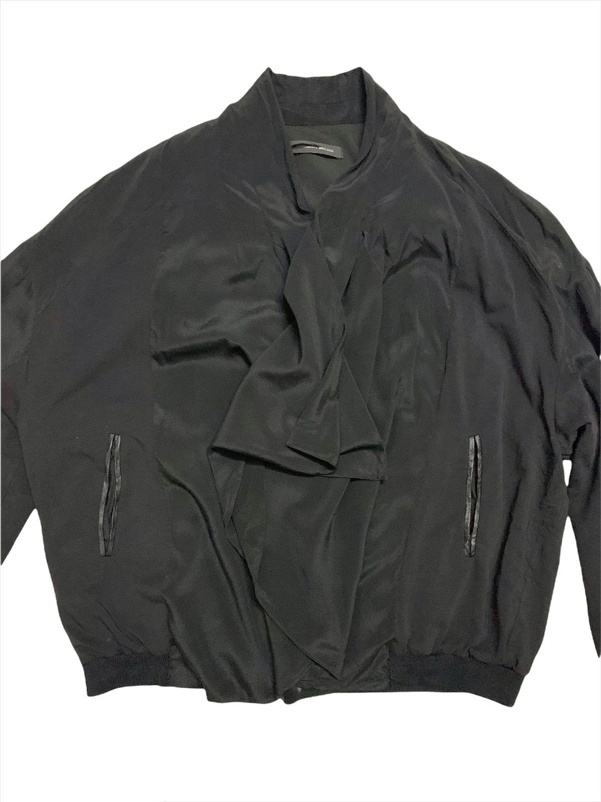 Alexander Wang Alexander Wang Double Layer Silk/Cotton Cropped Light Jacket Size S / US 4 / IT 40 - 5 Thumbnail