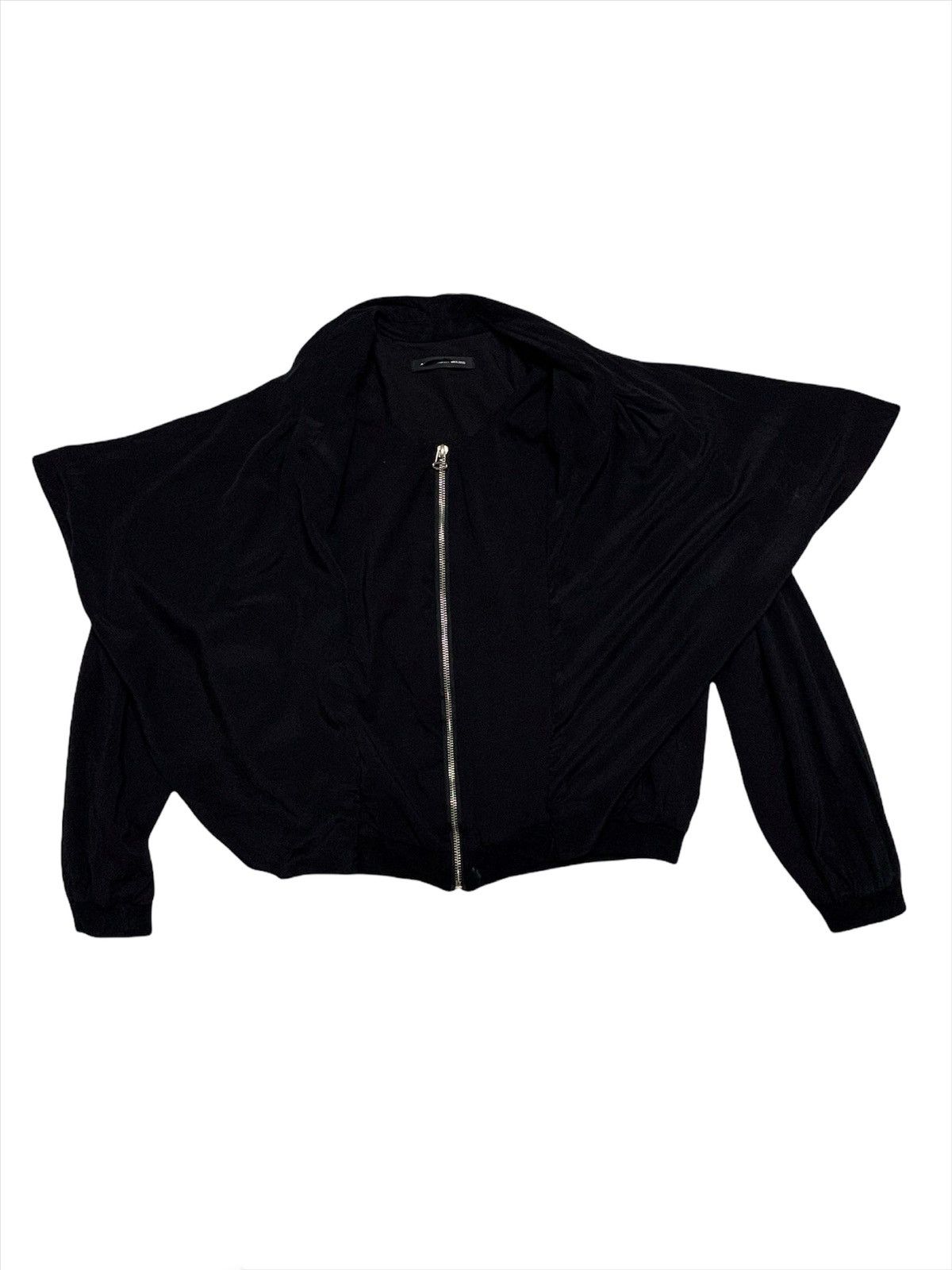 Alexander Wang Alexander Wang Double Layer Silk/Cotton Cropped Light Jacket Size S / US 4 / IT 40 - 2 Thumbnail