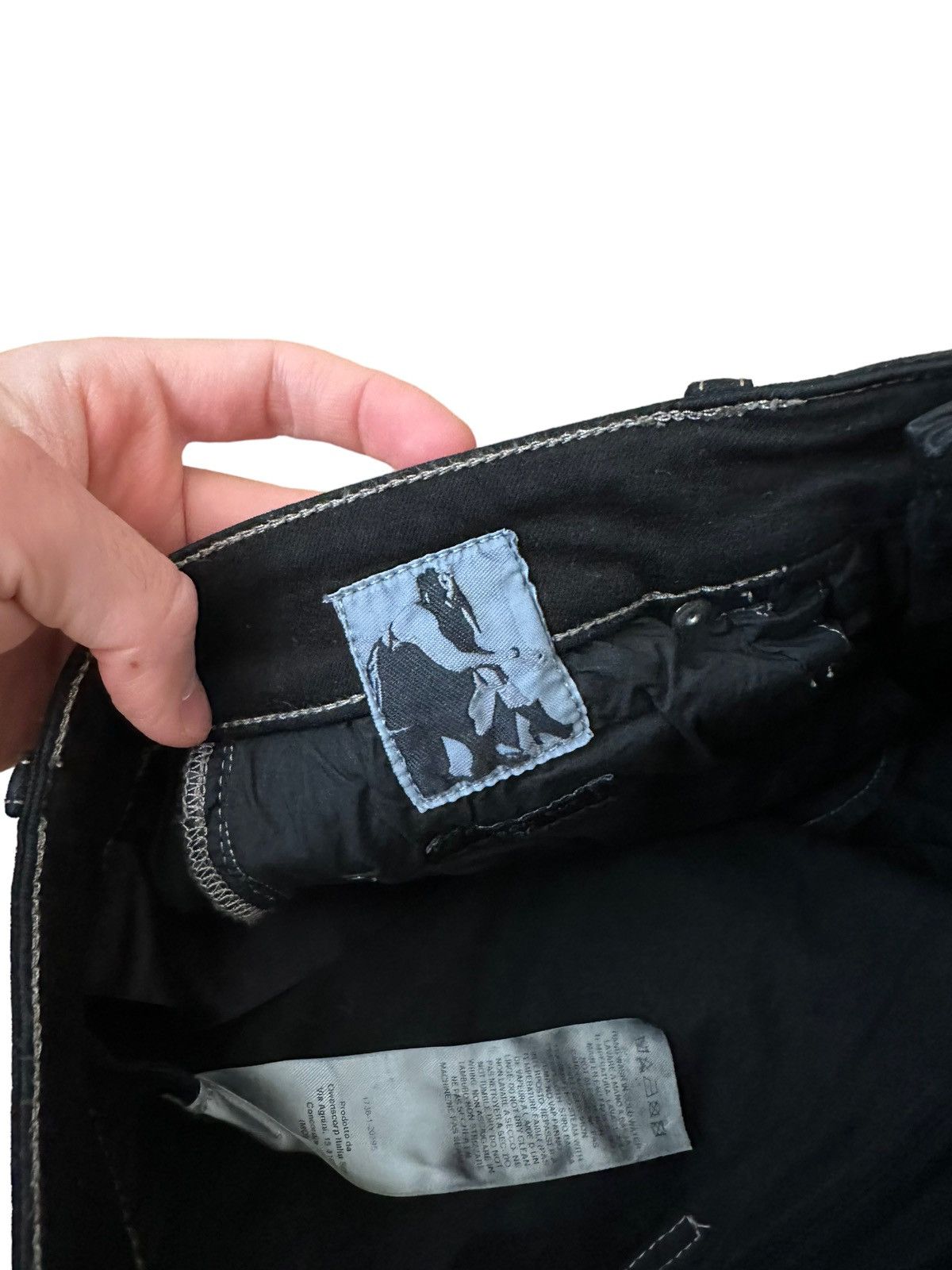 Rick Owens × Rick Owens Drkshdw Detroit Cut Destroyed Distressed Denim Size US 30 / EU 46 - 11 Thumbnail