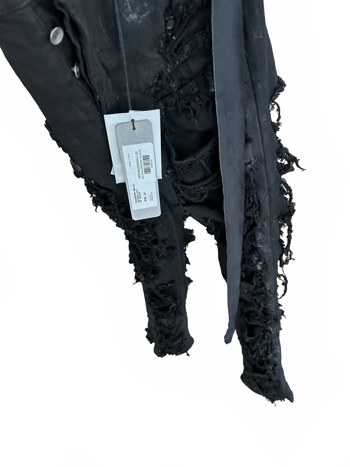 Rick Owens × Rick Owens Drkshdw Detroit Cut Destroyed Distressed Denim Size US 30 / EU 46 - 18 Thumbnail