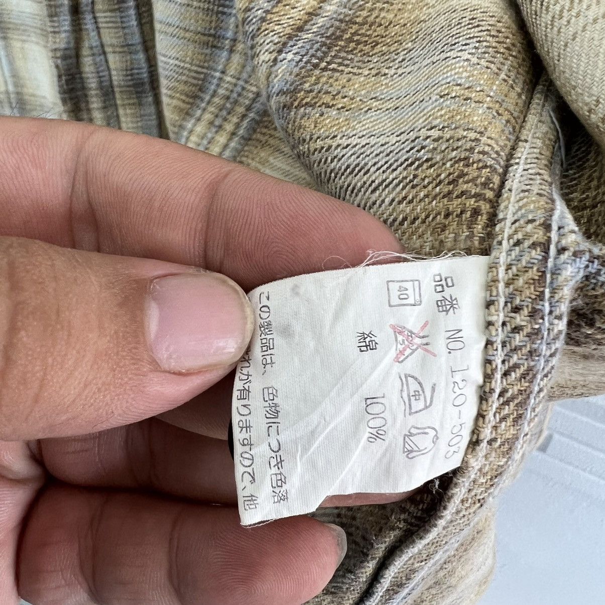 Flannel × Japanese Brand VINTAGE BILLY STONE’S TARTAN DESIGN FLANNEL DOUBLE POCKET Size US M / EU 48-50 / 2 - 13 Thumbnail