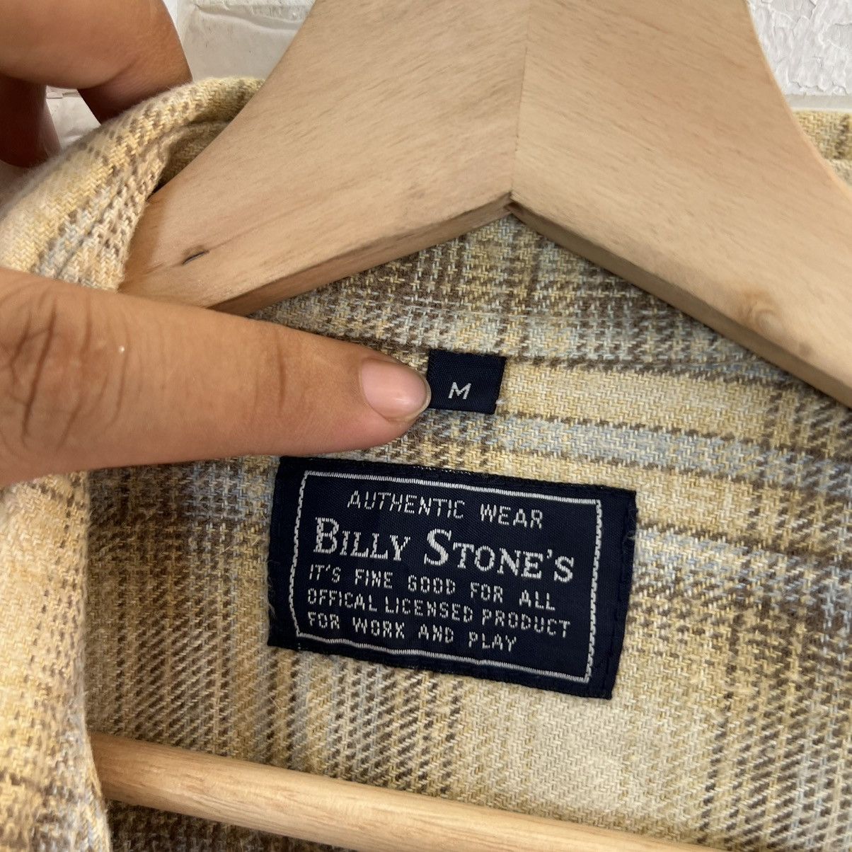 Flannel × Japanese Brand VINTAGE BILLY STONE’S TARTAN DESIGN FLANNEL DOUBLE POCKET Size US M / EU 48-50 / 2 - 12 Thumbnail