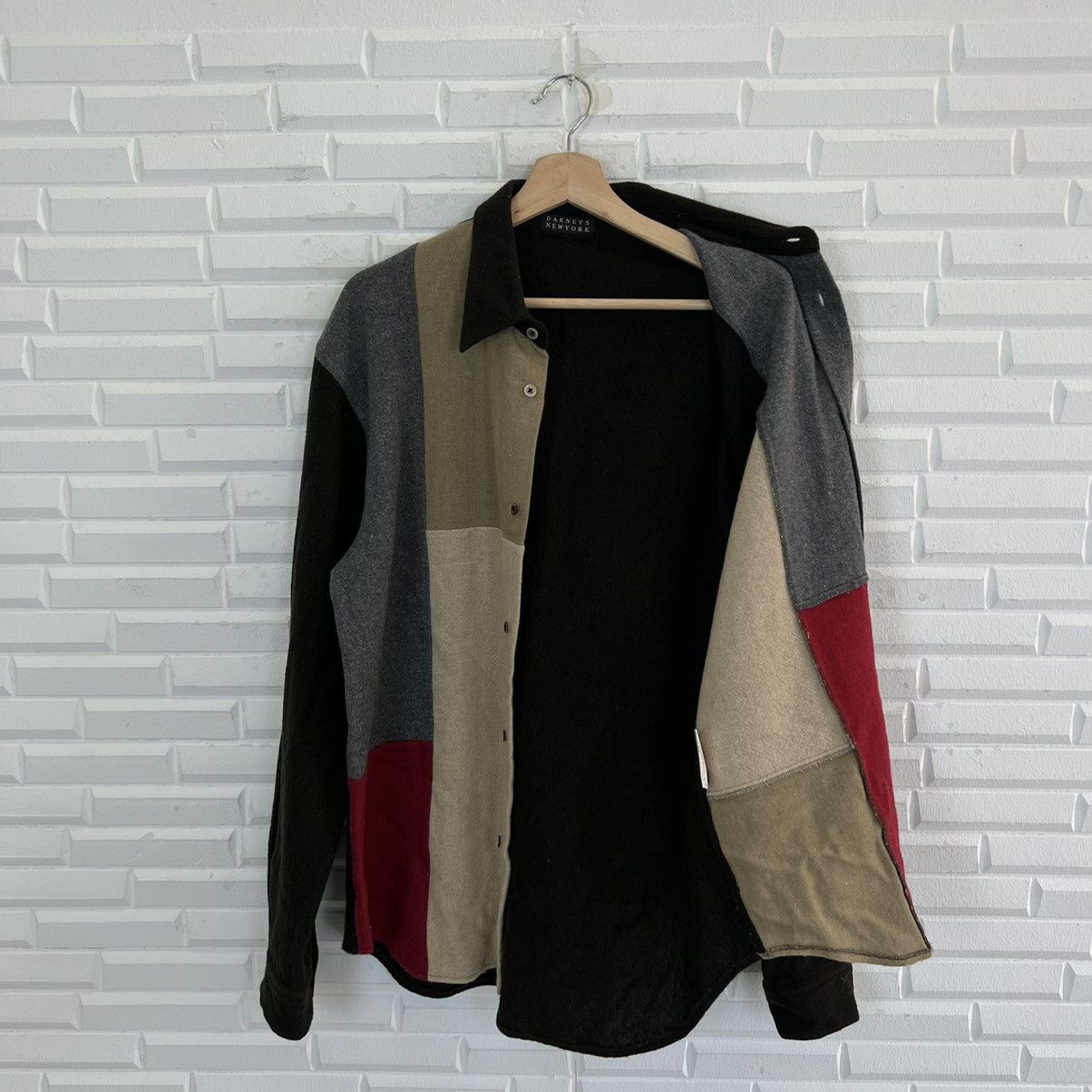 Japanese Brand VINTAGE BARNEYS NEWYORK PATCHWORK MIX COLOUR SHIRTS Size US M / EU 48-50 / 2 - 10 Thumbnail