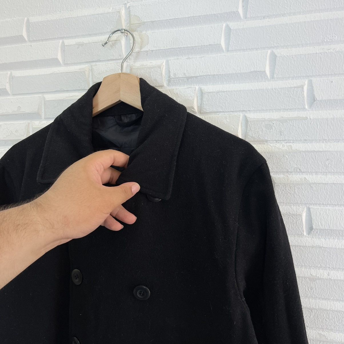 Japanese Brand × SHIPS ULTIMATE BLACK VINTAGE SHIPS DUFFLE JACKET Size US L / EU 52-54 / 3 - 6 Thumbnail