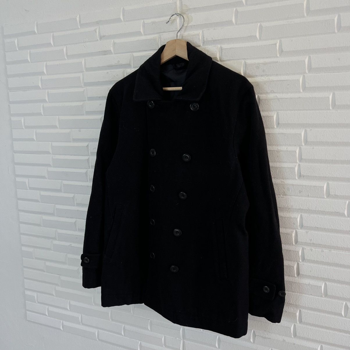 Japanese Brand × SHIPS ULTIMATE BLACK VINTAGE SHIPS DUFFLE JACKET Size US L / EU 52-54 / 3 - 2 Thumbnail