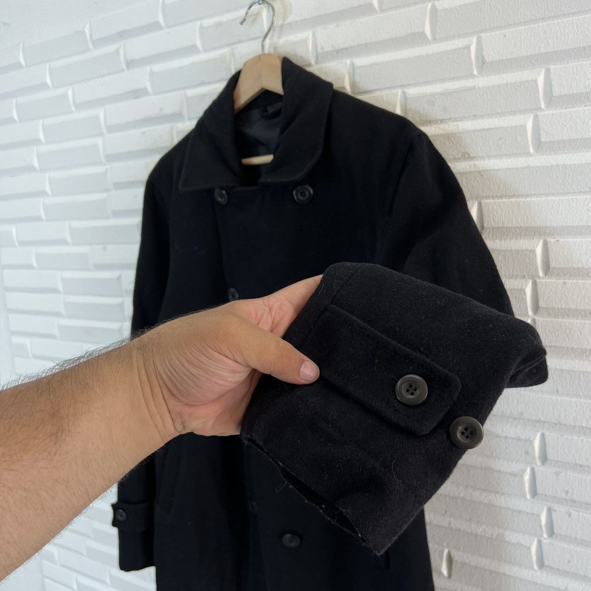 Japanese Brand × SHIPS ULTIMATE BLACK VINTAGE SHIPS DUFFLE JACKET Size US L / EU 52-54 / 3 - 7 Thumbnail